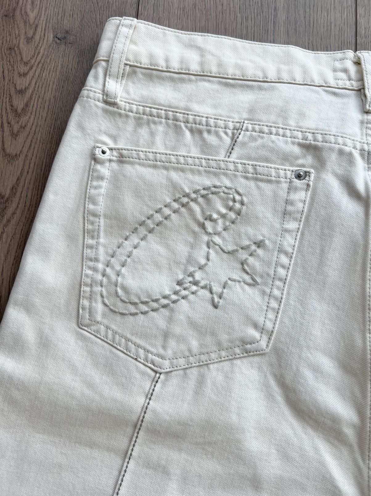 Corteiz Corteiz C-Star Denim Jeans “White” XL Size US 36 / EU 52 - 8 Thumbnail