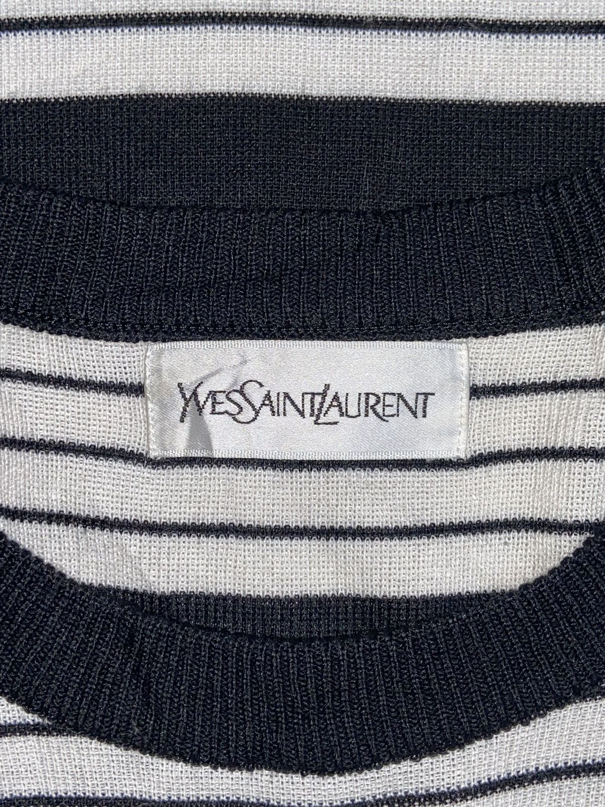 Yves Saint Laurent Yves Saint Laurent Striped Midi Dress Size XXS / US 00 / IT 34 - 6 Thumbnail