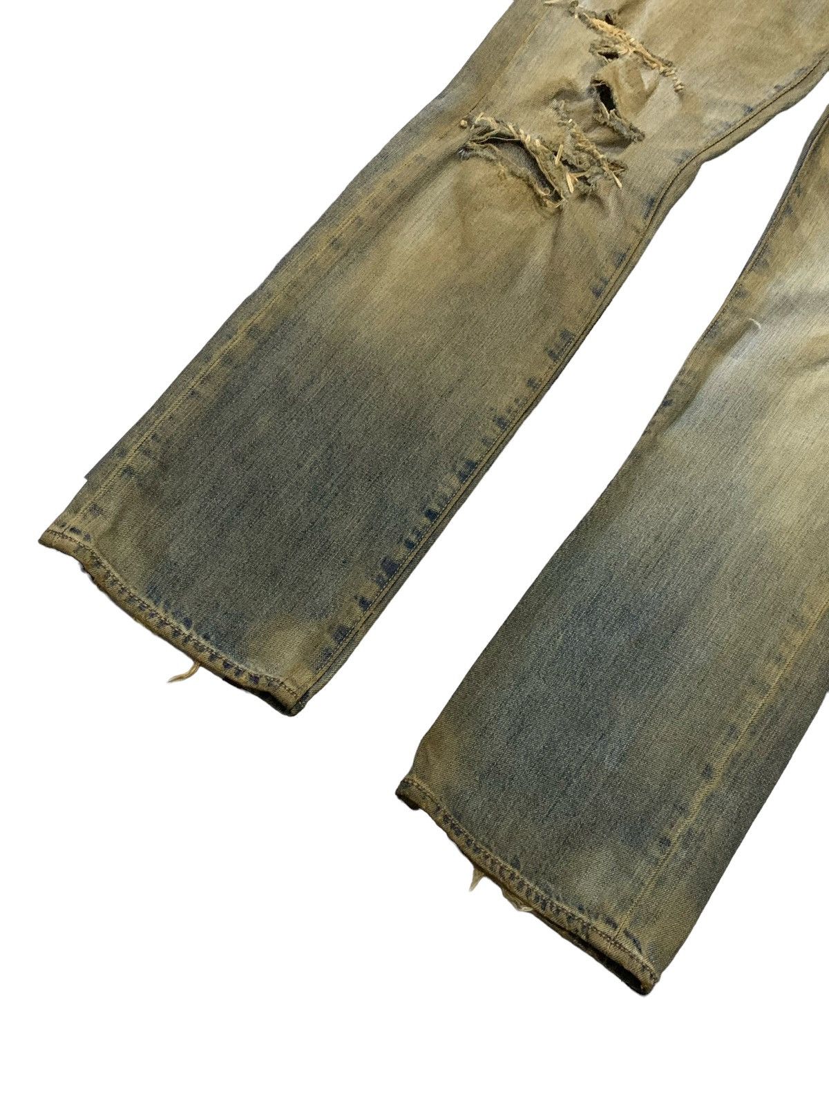 Hysteric Glamour × Levi's × Vintage Levis 501 Vintage Muddy Wash Distressed Jeans Size US 31 - 5 Thumbnail