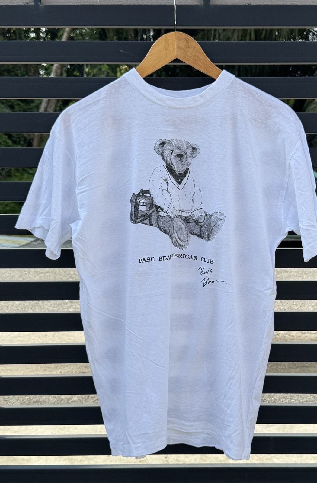 Polo Ralph Lauren × Vintage Vintage Pasc Bear American Club Shirt Size US XXL / EU 58 / 5 - 1 Thumbnail