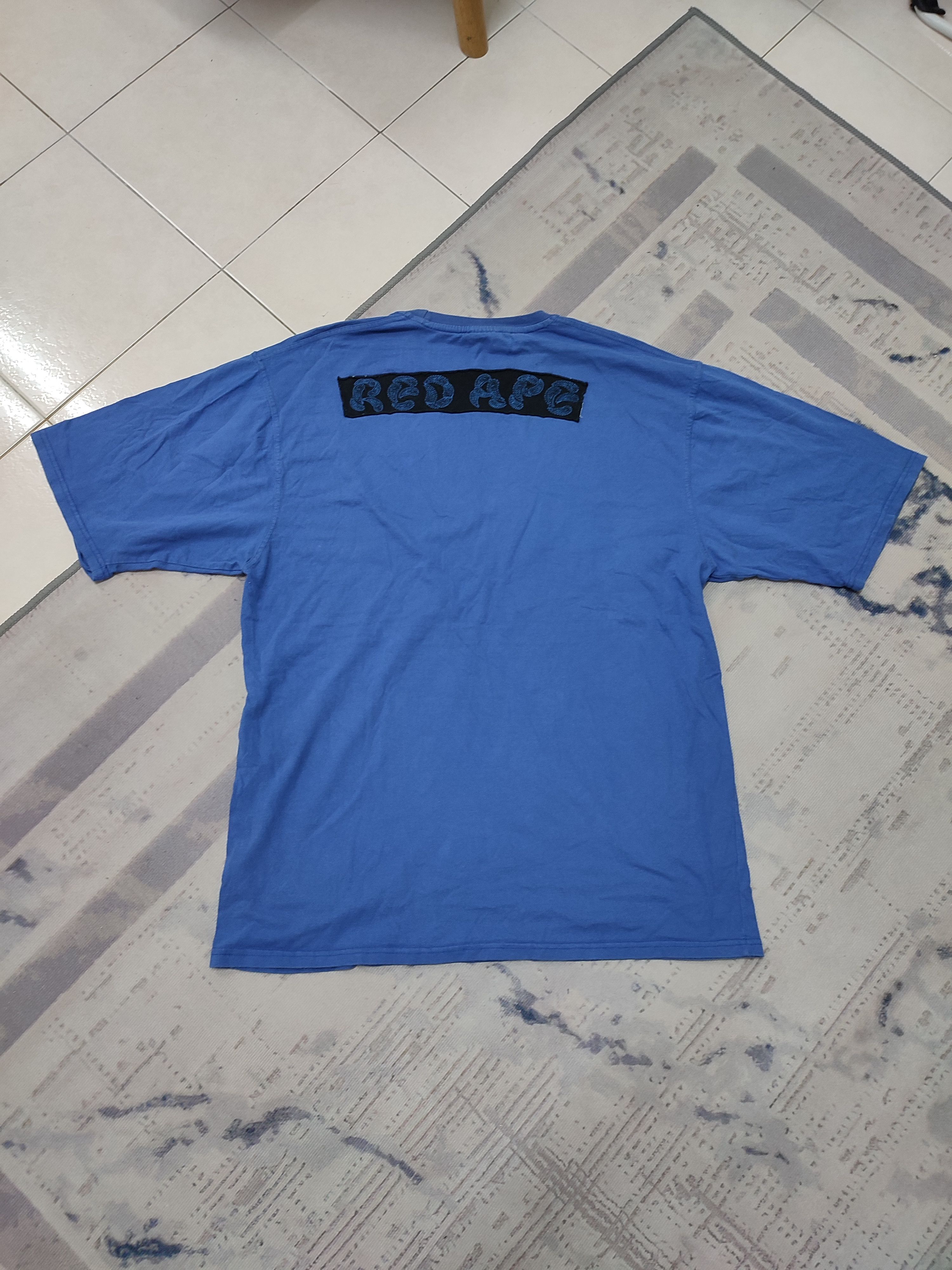 Japanese Brand 💥Baggy💥 Red Ape Blue Vintage Tees Size US XXL / EU 58 / 5 - 3 Thumbnail