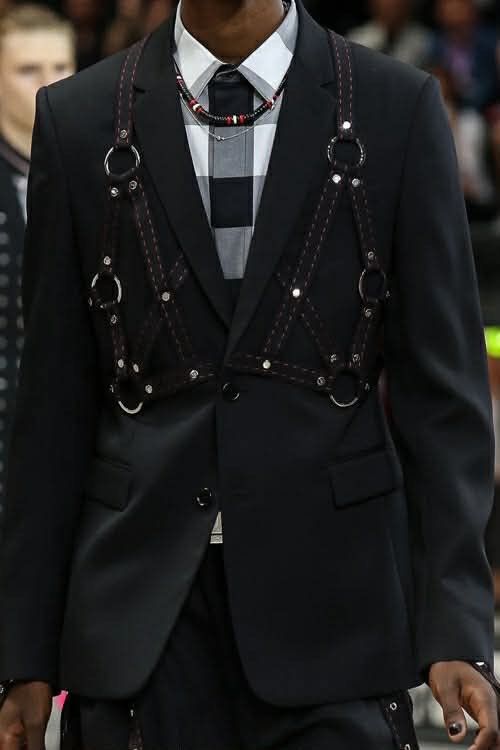 Dior SS2017 ‘Fun Fair’ Kris Van Assche RUNWAY / MAGAZINE Harness Size 46R - 3 Thumbnail