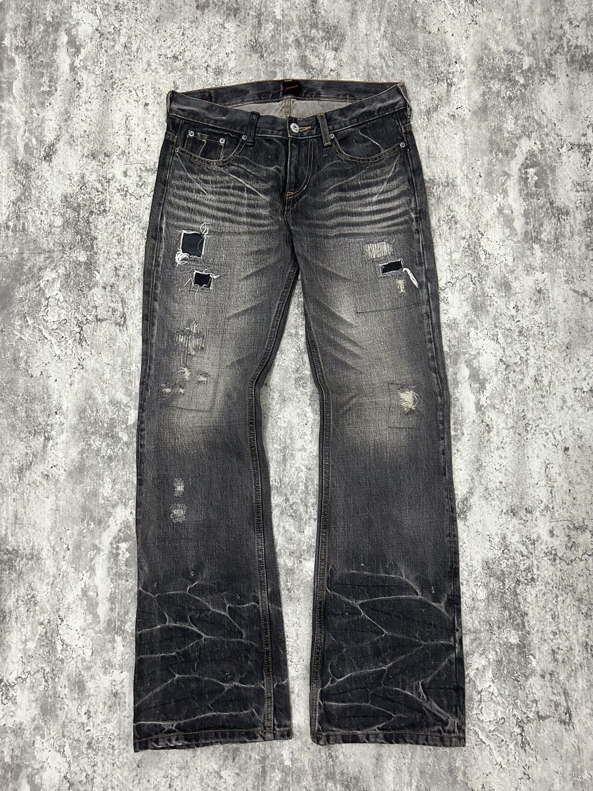 If Six Was Nine Jackrose Number Nine Tornado Mart style Denim Size US 33 - 3 Thumbnail