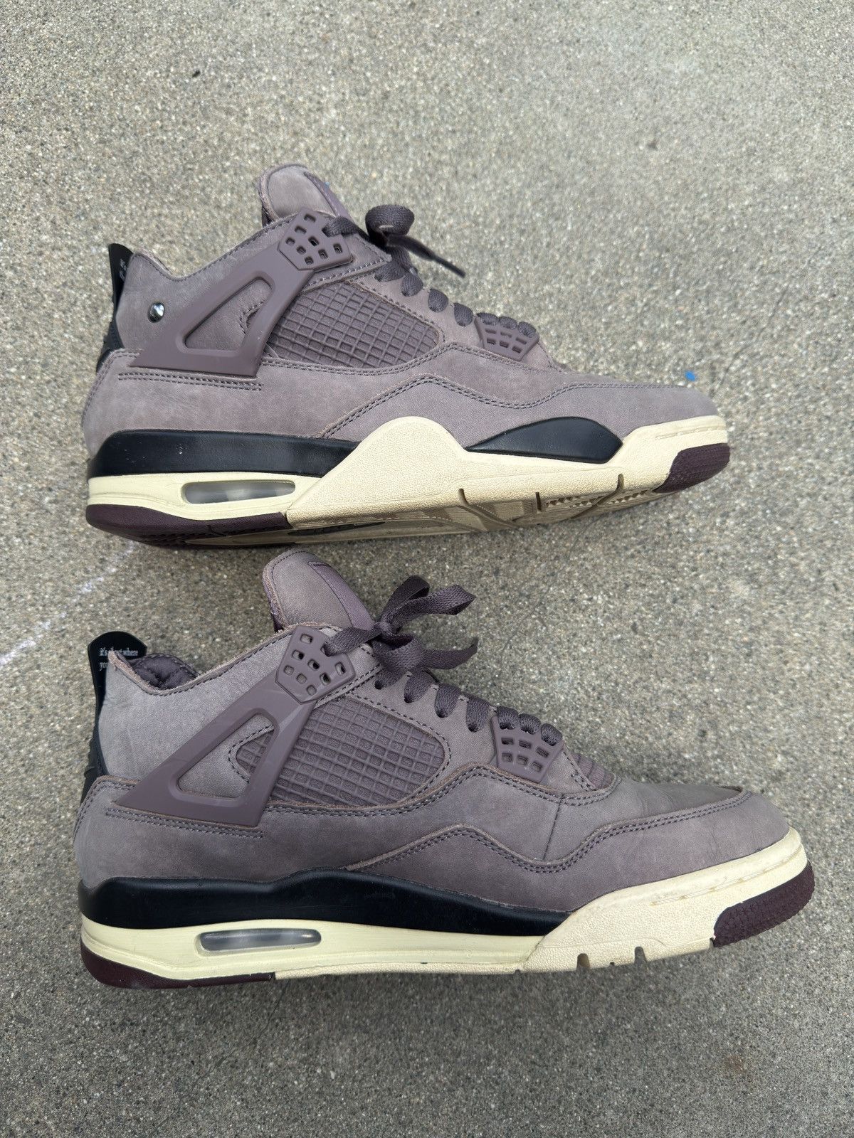 A Ma Maniere × Nike Nike Air Jordan 4 Retro A ma Maniere Mid Violet Ore Size US 9 / EU 42 - 2 Thumbnail