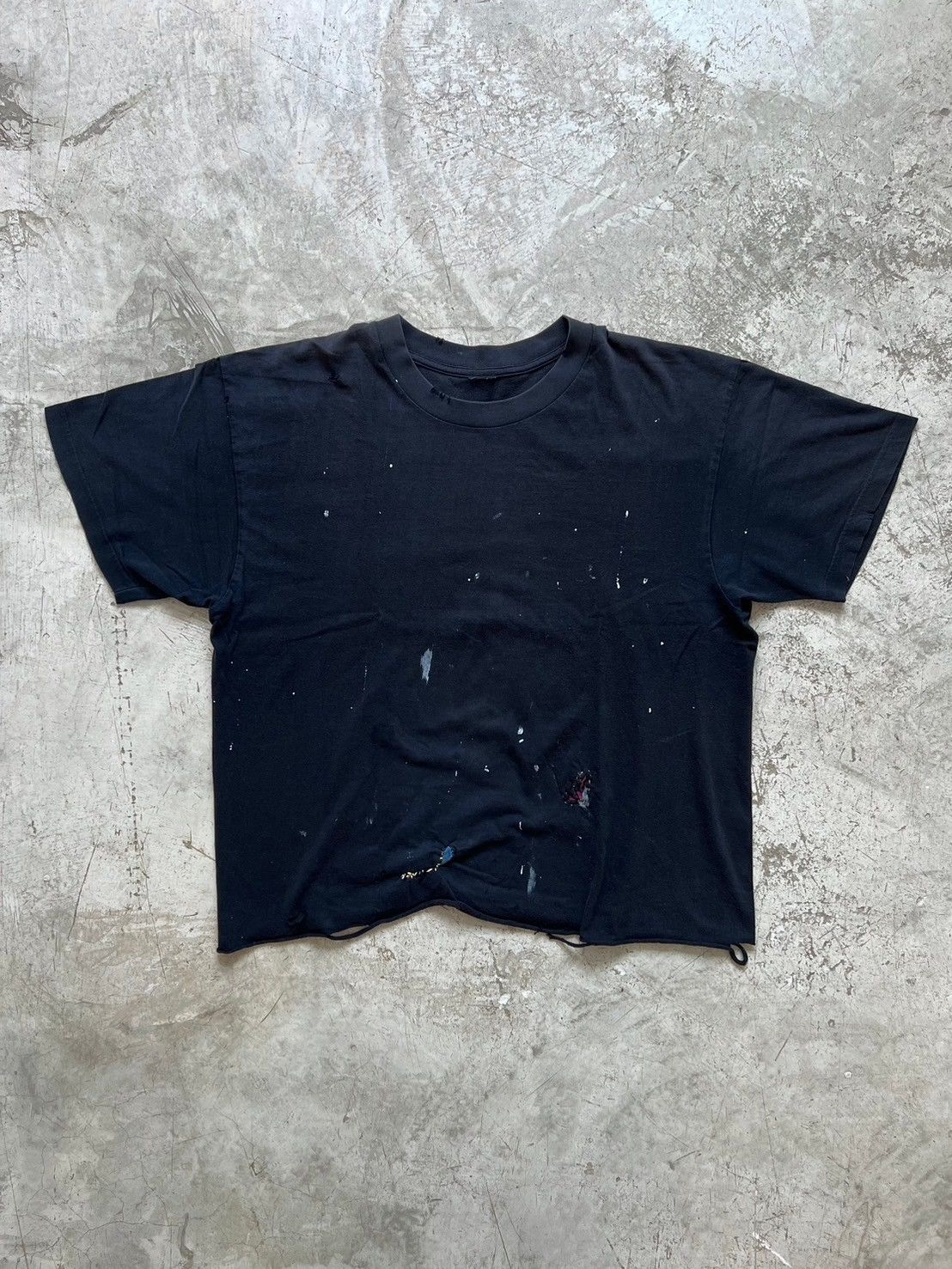 Band Tees × Vintage SOLD* Faded Vintage Patched T-shirt Size US S / EU 44-46 / 1 - 5 Thumbnail
