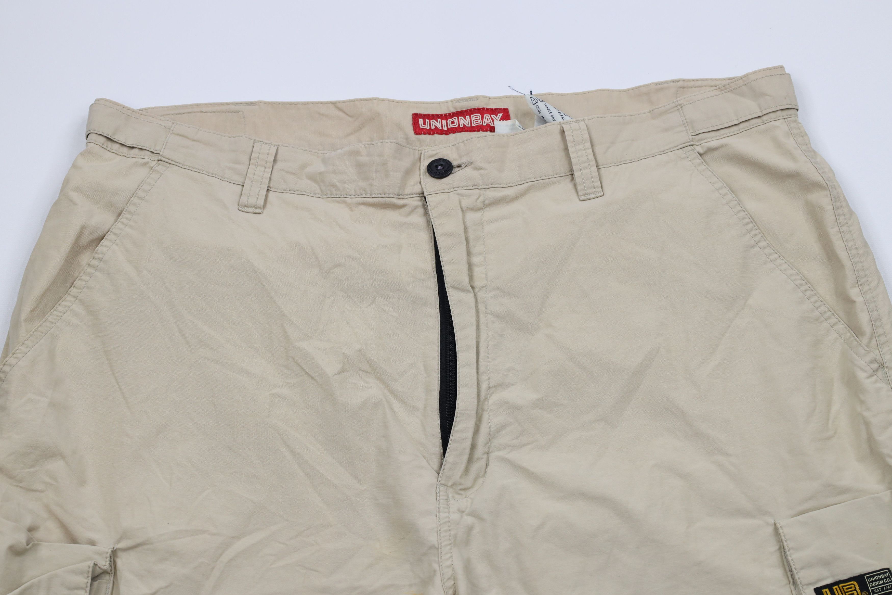 UNIONBAY × Vintage Vintage 90s Unionbay Military Surplus Baggy Cargo Shorts Size US 38 / EU 54 - 2 Thumbnail