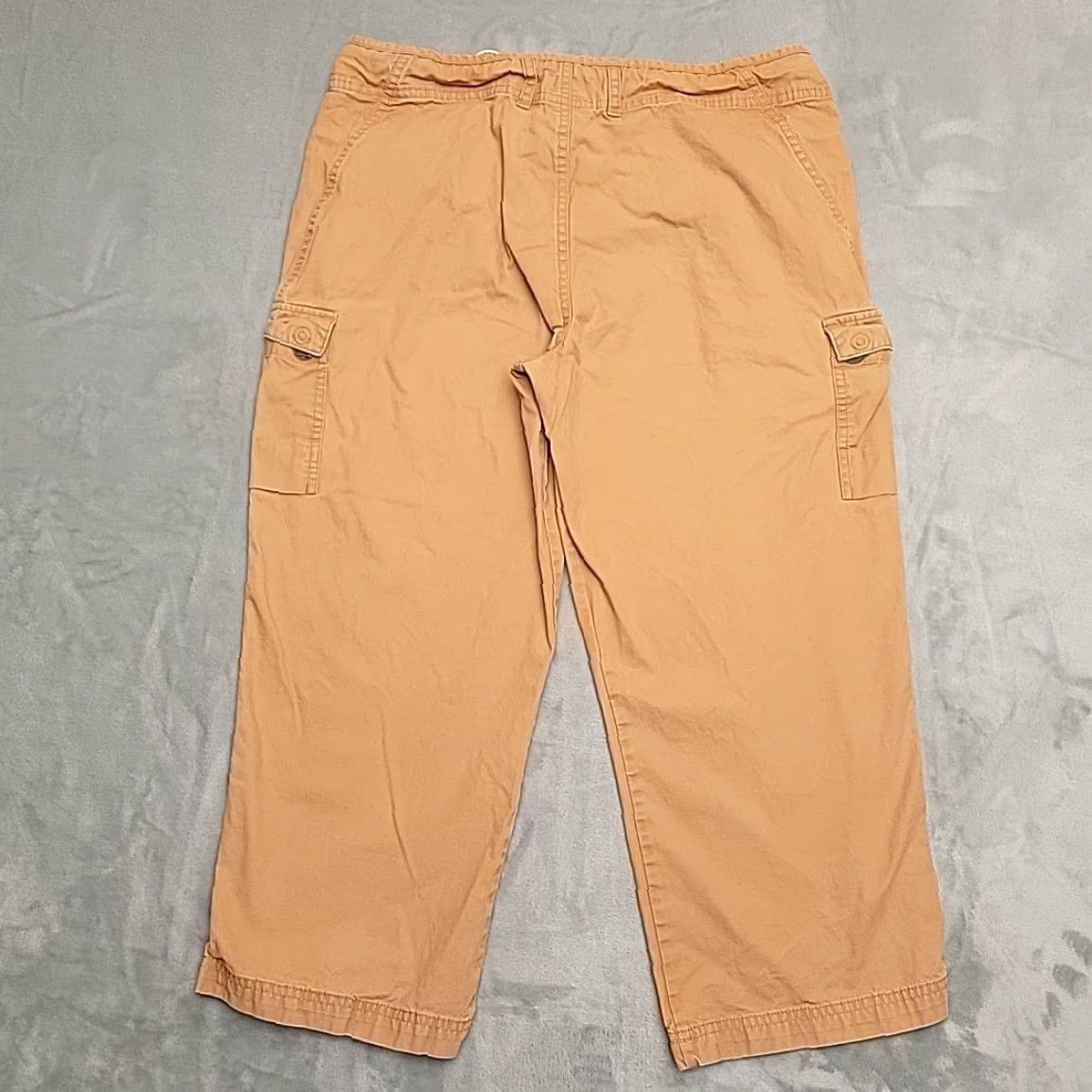 Mountain Hardwear VINTAGE Mountain Hardwear Pants Womens 10 Orange 100% Cotton Outdoor Comfort Hiking Capri Cropped Womens Size 32" / US 10 / IT 46 - 5 Thumbnail