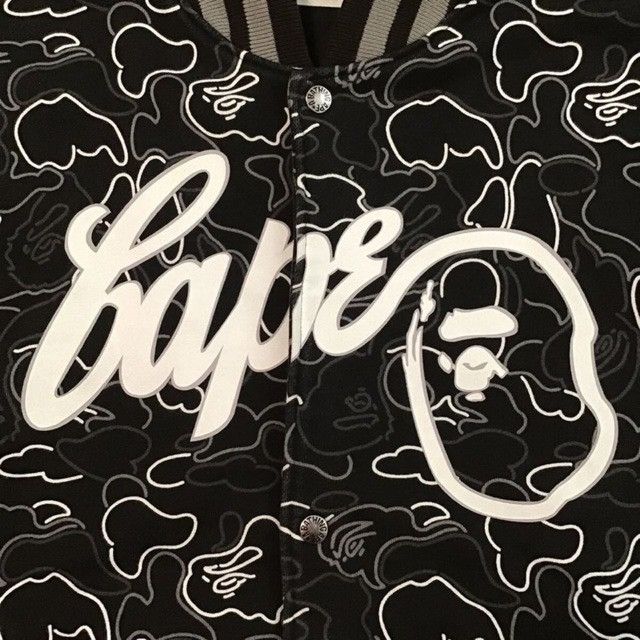 Bape BAPE Neon camo sweat varsity jacket a bathing ape NIGO Size US M / EU 48-50 / 2 - 2 Thumbnail