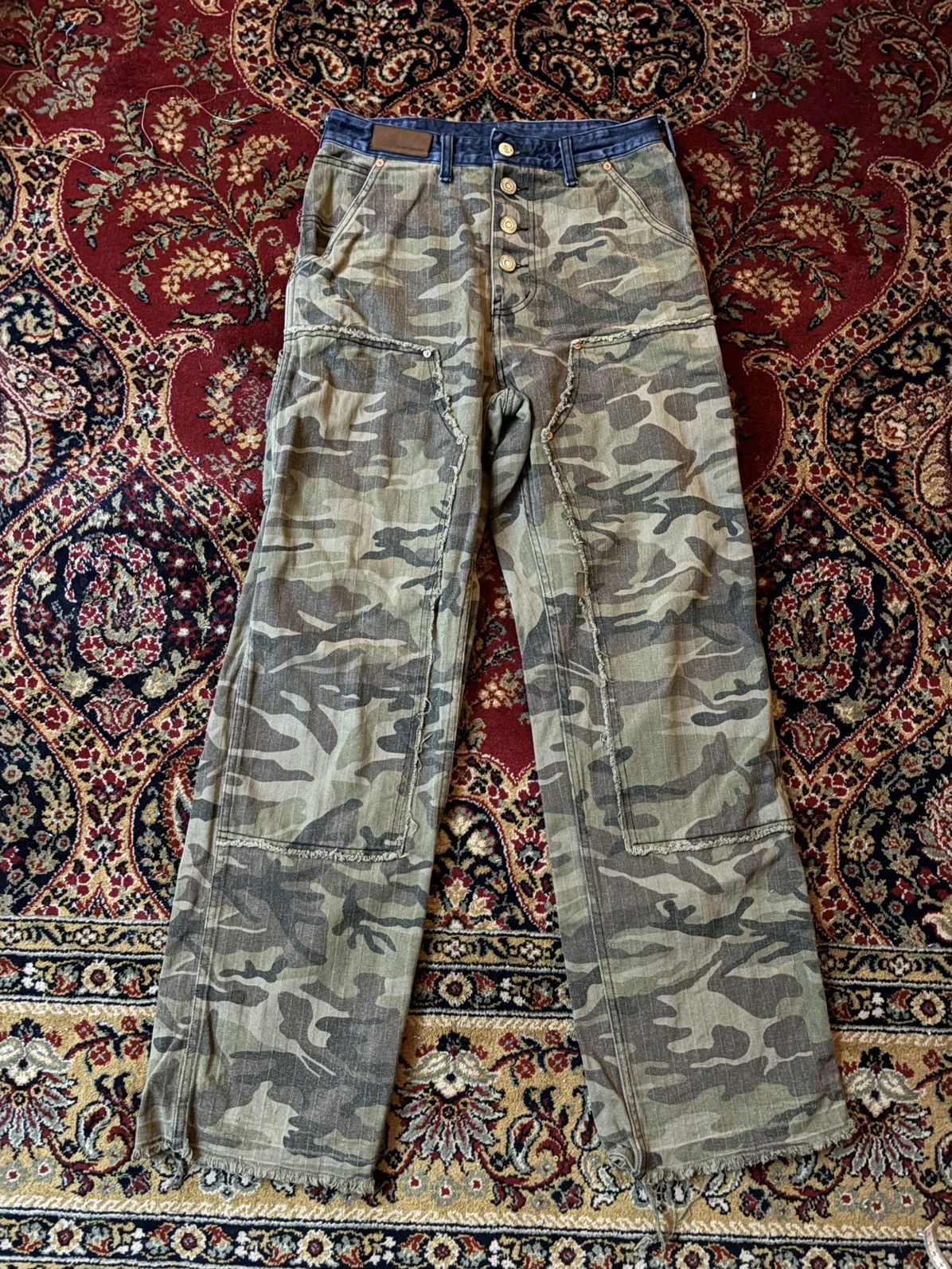Andersson Bell Anderson Bell Customised Camo pants Size US 28 / EU 44 - 1 Thumbnail