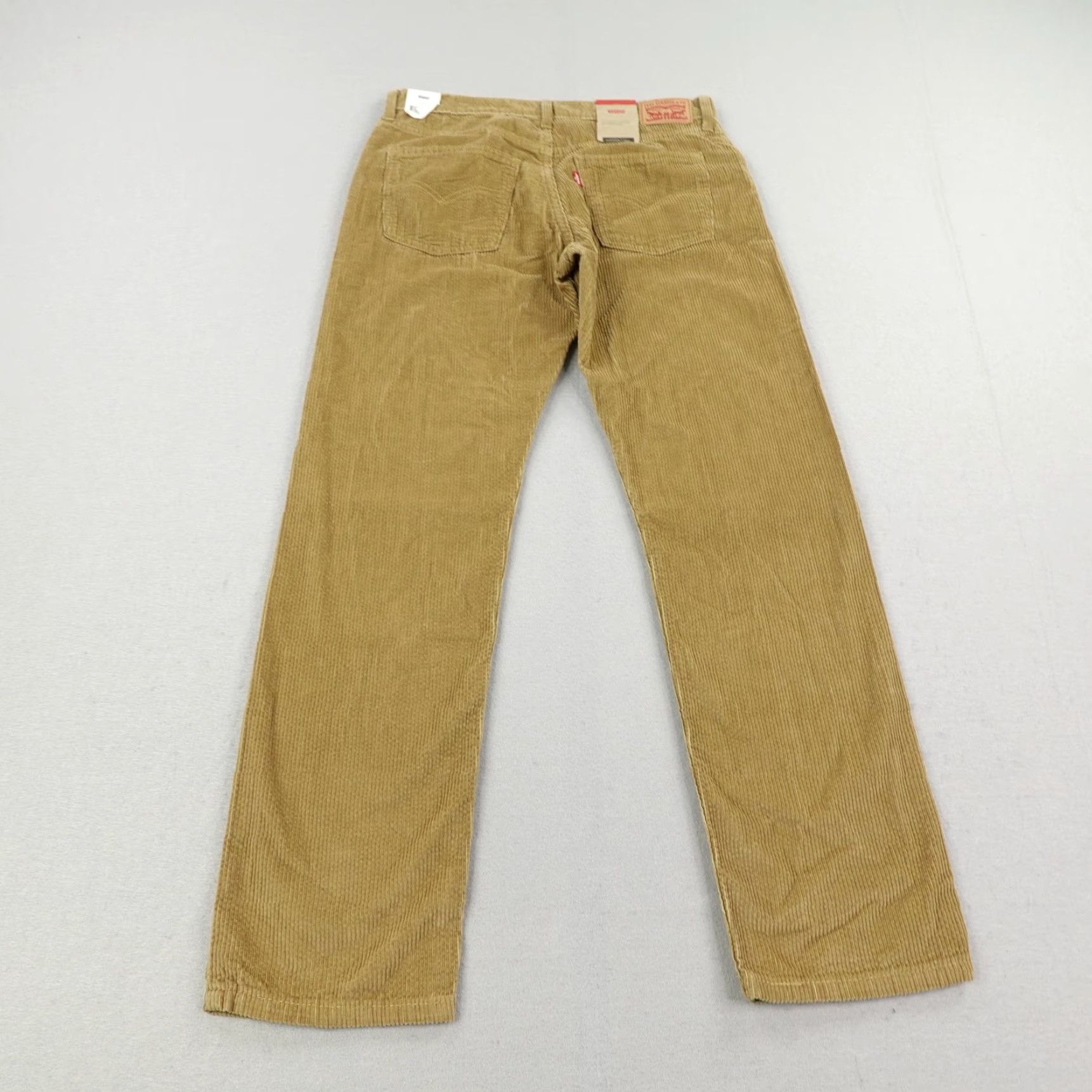 Levi's Levi's Mens Pants 28x30 Corduroy Straight Leg Brown Casual Workwear 500 Series Size US 28 / EU 44 - 4 Thumbnail