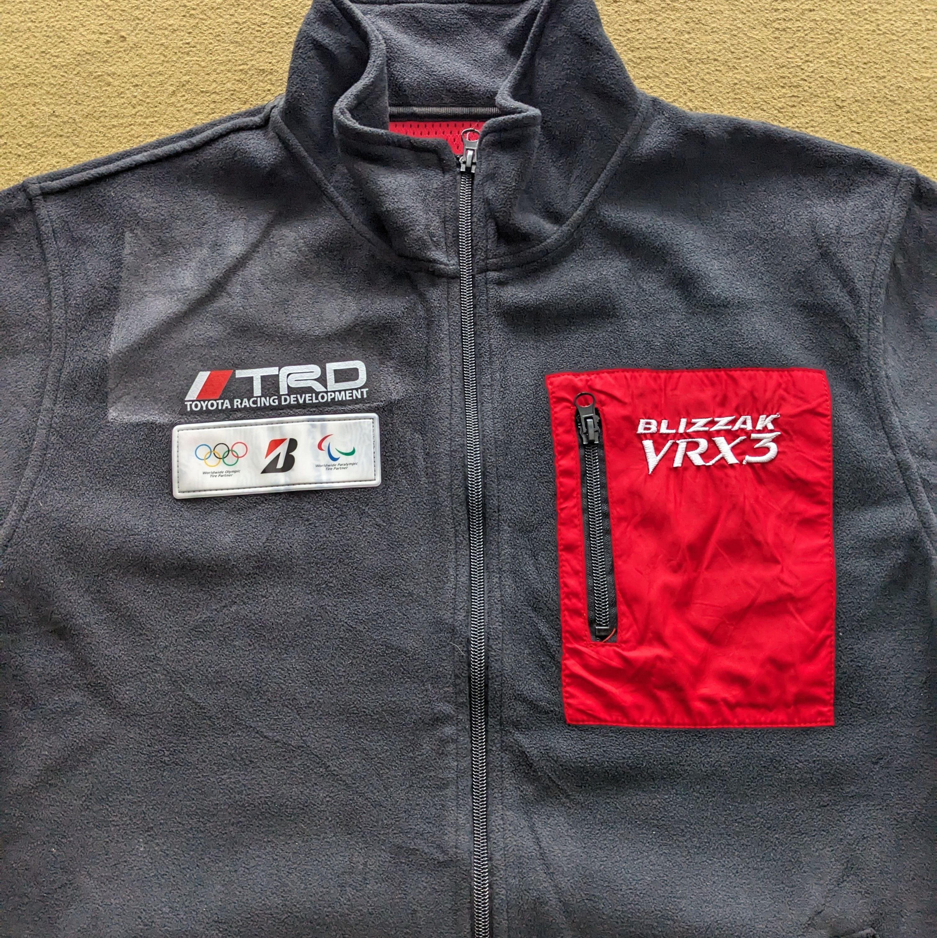 Japanese Brand Vintage TRD TOYOTA Racing Workers Custom Fleece Jacket Size US M / EU 48-50 / 2 - 2 Thumbnail