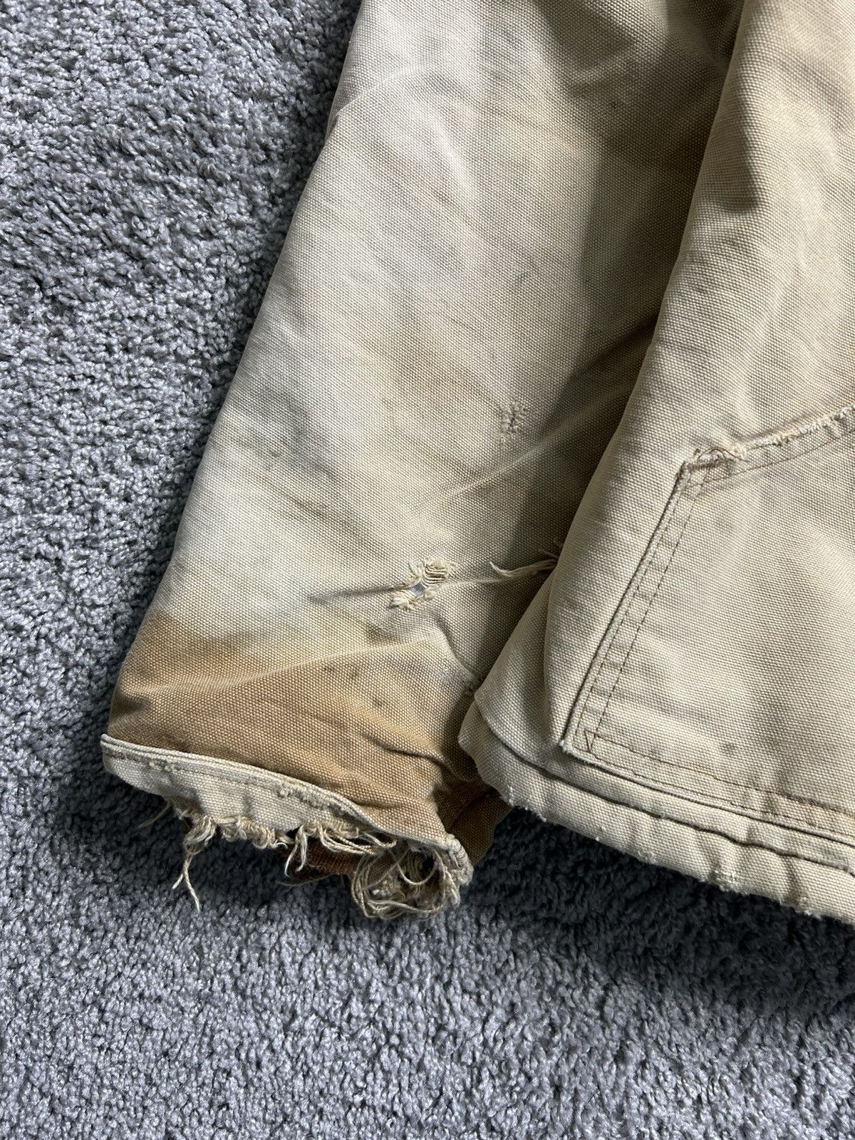 Carhartt Vintage 90s Carhartt Arctic Jacket Tan Quilt Lined Work Sun Size US XL / EU 56 / 4 - 3 Thumbnail