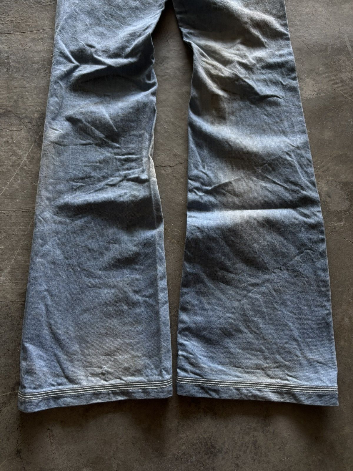 Tornado Mart OF THE NEIGE STYLE flare japanese denim whiskered washed Size US 32 / EU 48 - 19 Thumbnail
