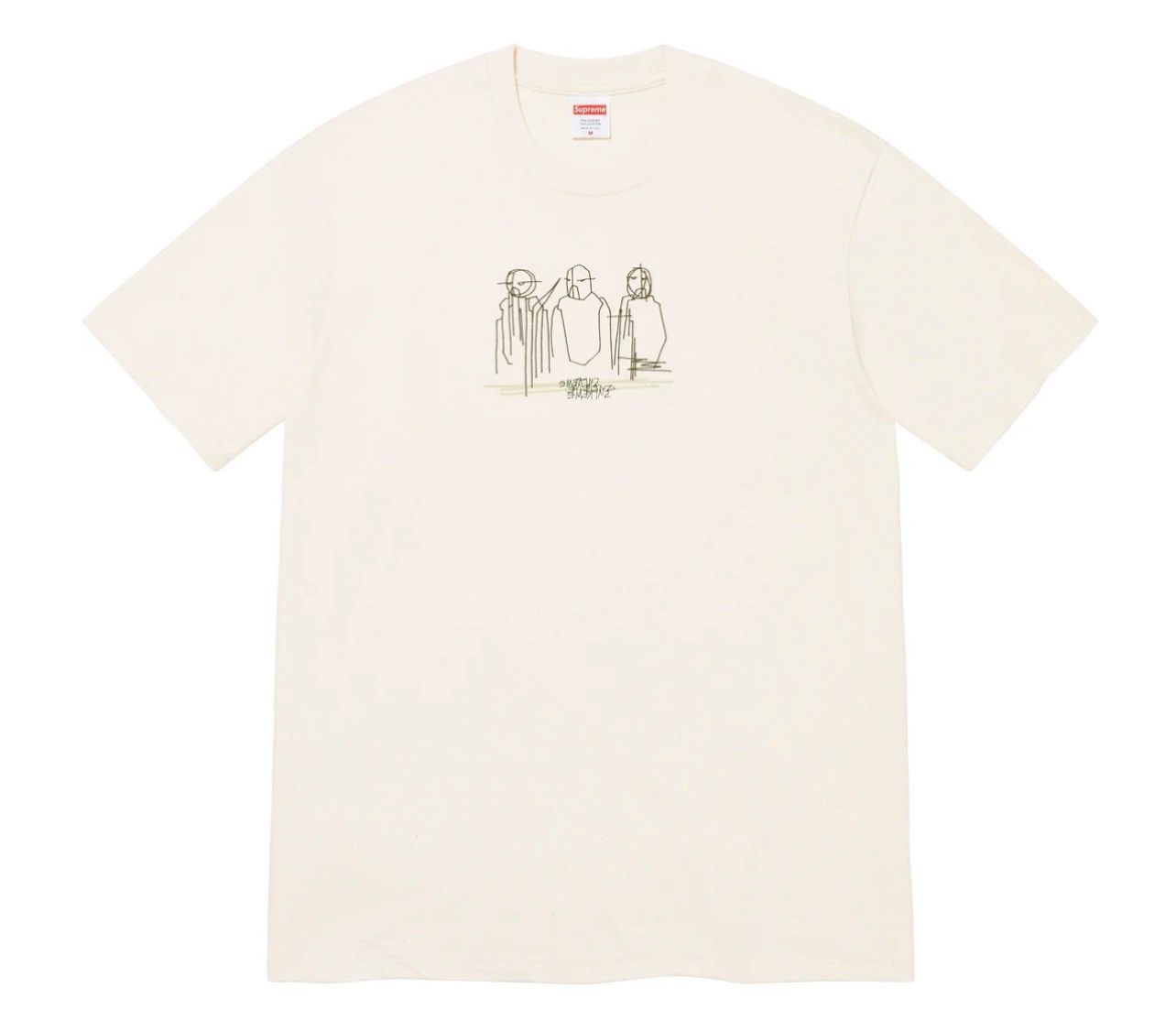 image of Supreme Three Kings Tee in White, Men's (Size 2XL)