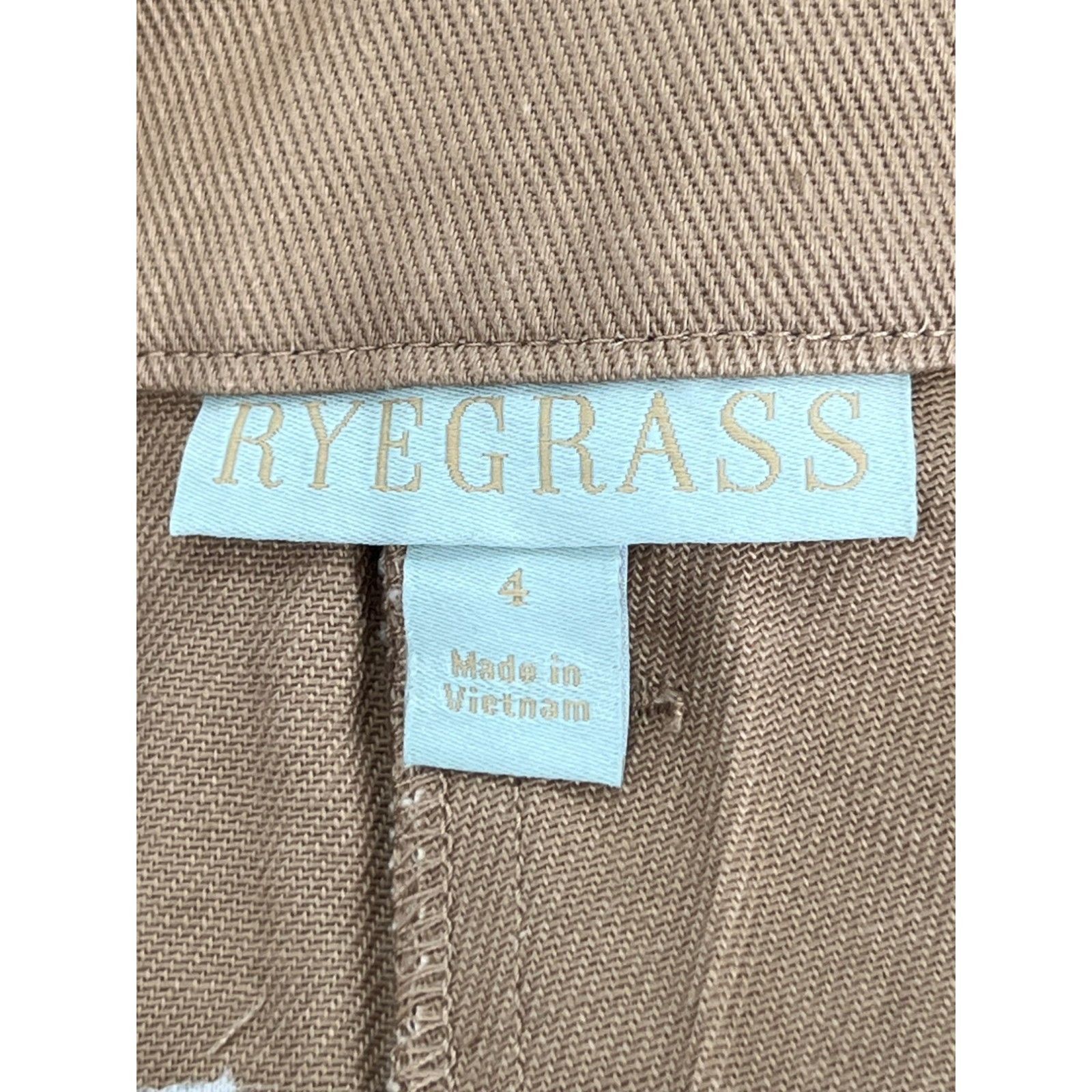 Other Ryegrass - Women's Mid-Rise Pleated Short - Light Brown - 4 Size 27" / US 4 / IT 40 - 13 Thumbnail
