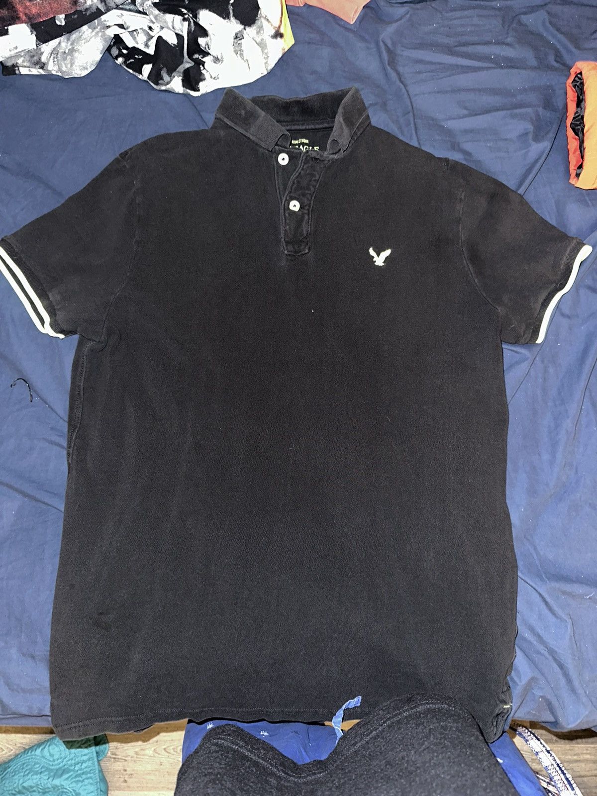 American Eagle Outfitters Neon Green American Eagle Polo Size US XL / EU 56 / 4 - 1 Thumbnail