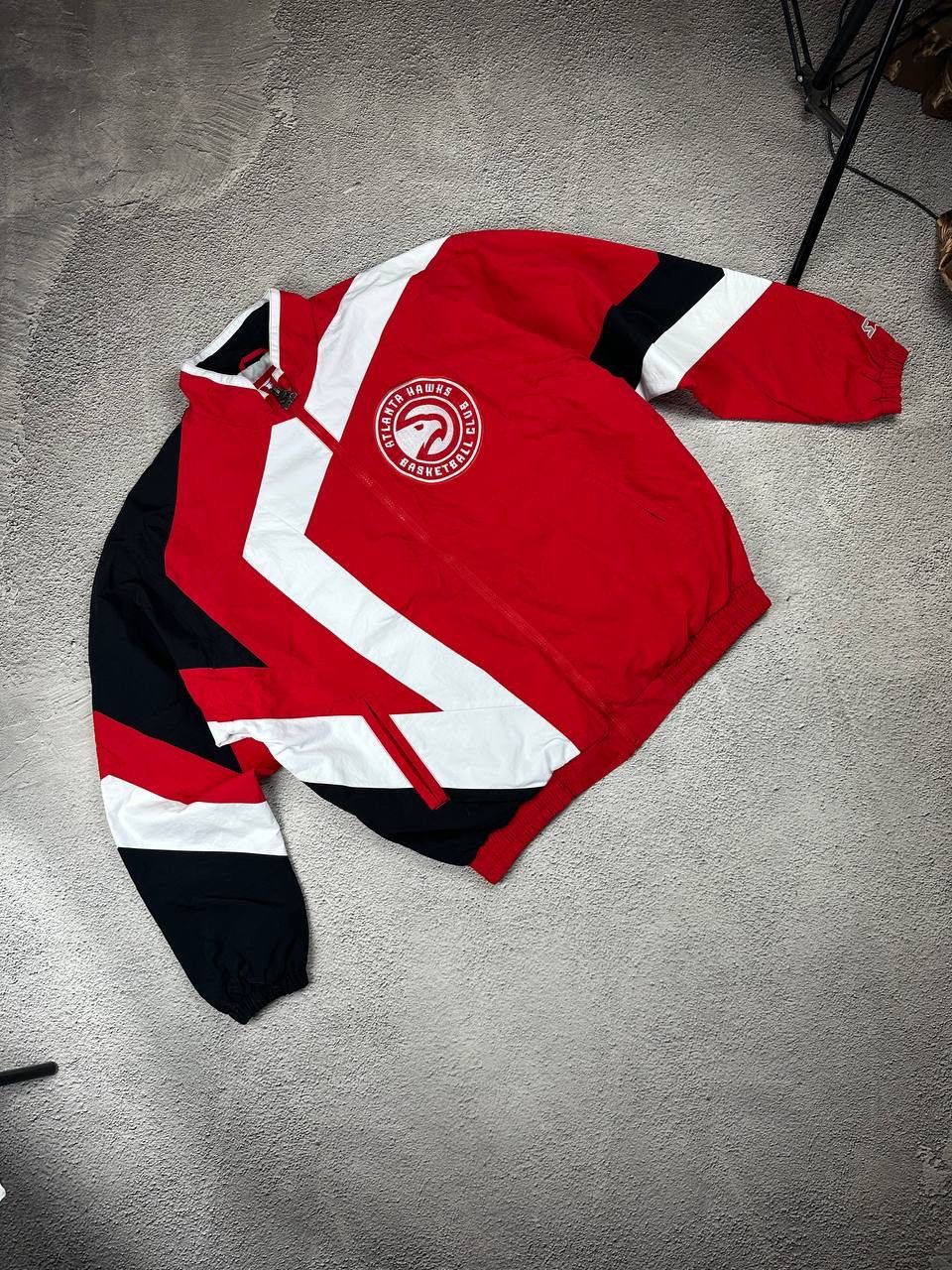 Starter Starter Nylon Jacket Atlanta Hawks Basketball Club Full Zip Size US XL / EU 56 / 4 - 1 Thumbnail