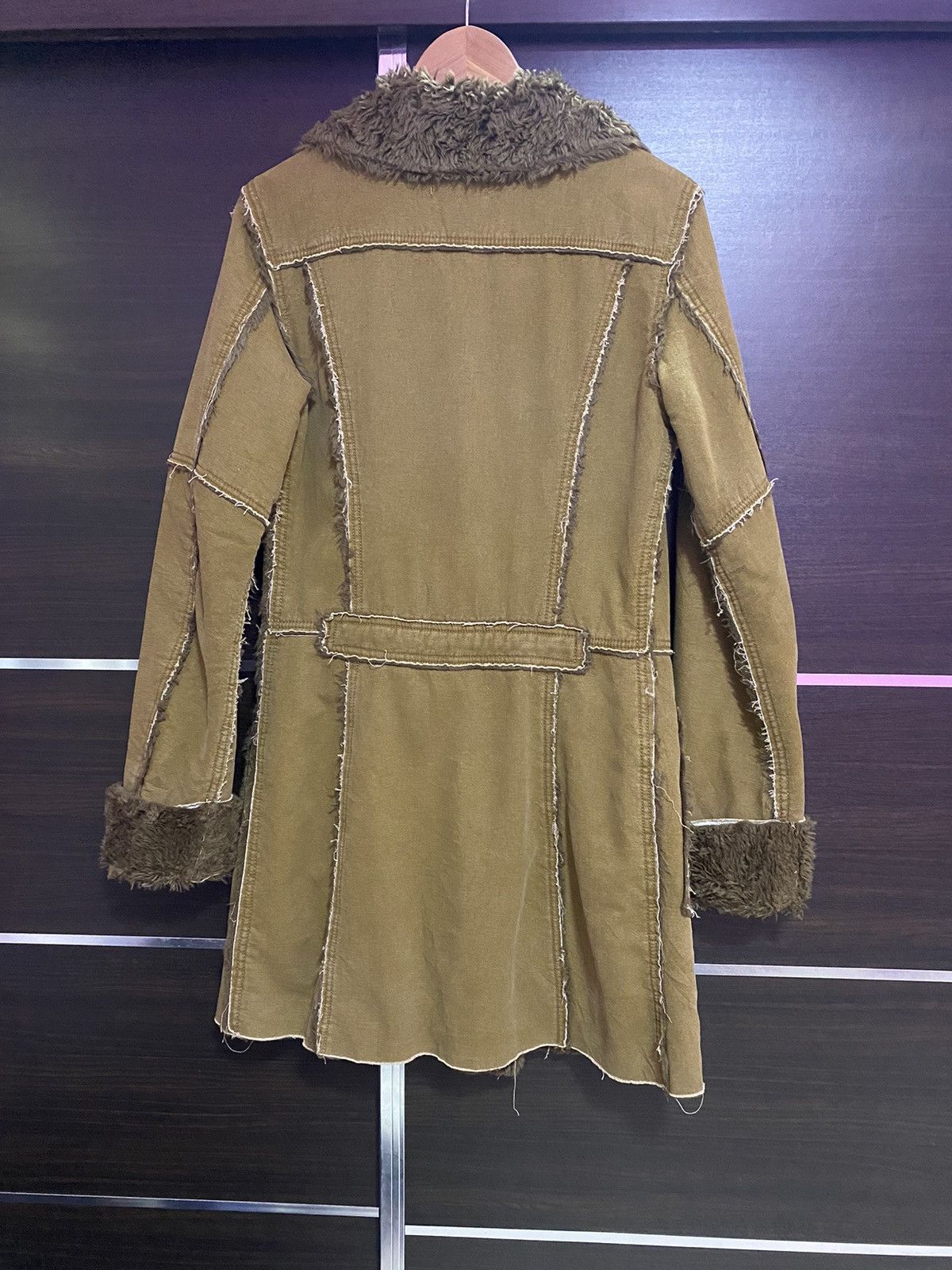Diesel Diesel Black Gold Shearling Fur Parka Jacket Size US M / EU 48-50 / 2 - 2 Thumbnail