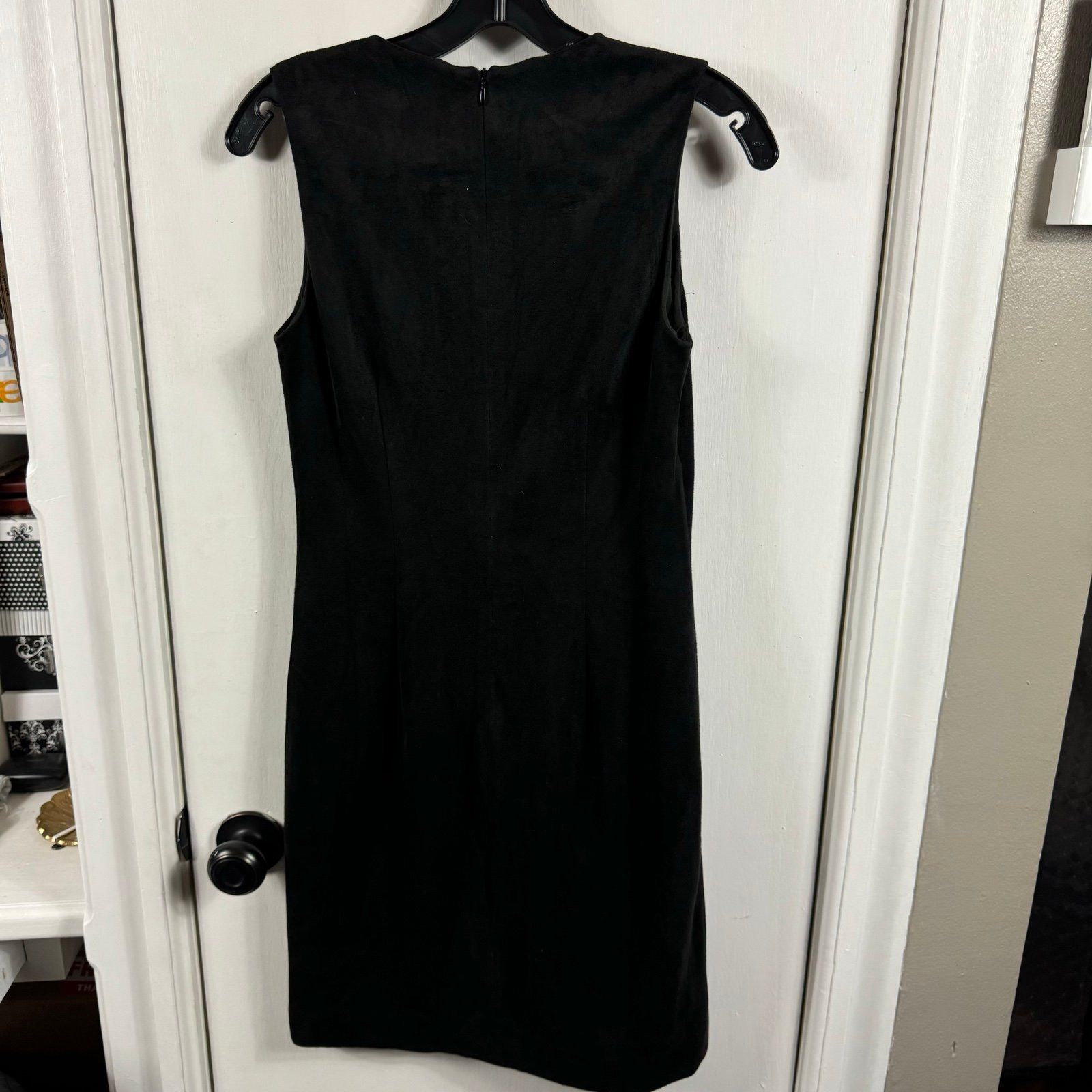 J.McLaughlin J. Mclaughlin Dominique Faux Suede Leather Dress - Black XS Size XS / US 0-2 / IT 36-38 - 6 Thumbnail