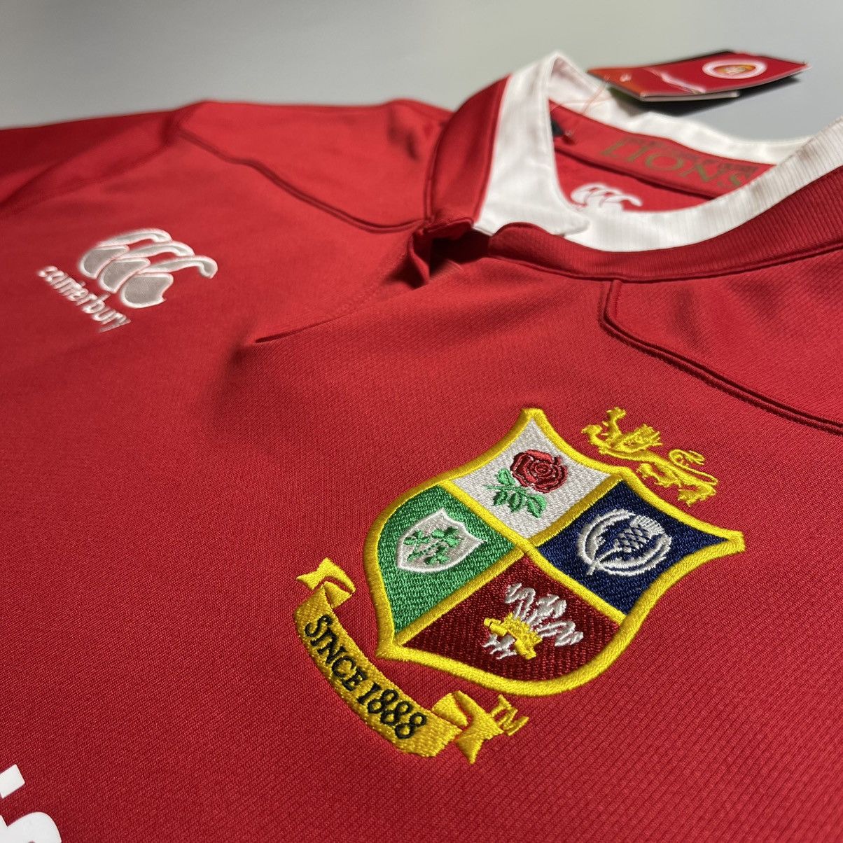 Canterbury of New Zealand × Vintage NWT 2017 BRITISH AND IRISH LIONS RUGBY JERSEY Size US XXL / EU 58 / 5 - 4 Thumbnail