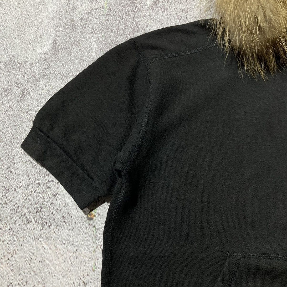 Japanese Brand 2000s Comme Ca Ism Short Slevee Fur Ziphoodie Punk Style Size US S / EU 44-46 / 1 - 7 Thumbnail