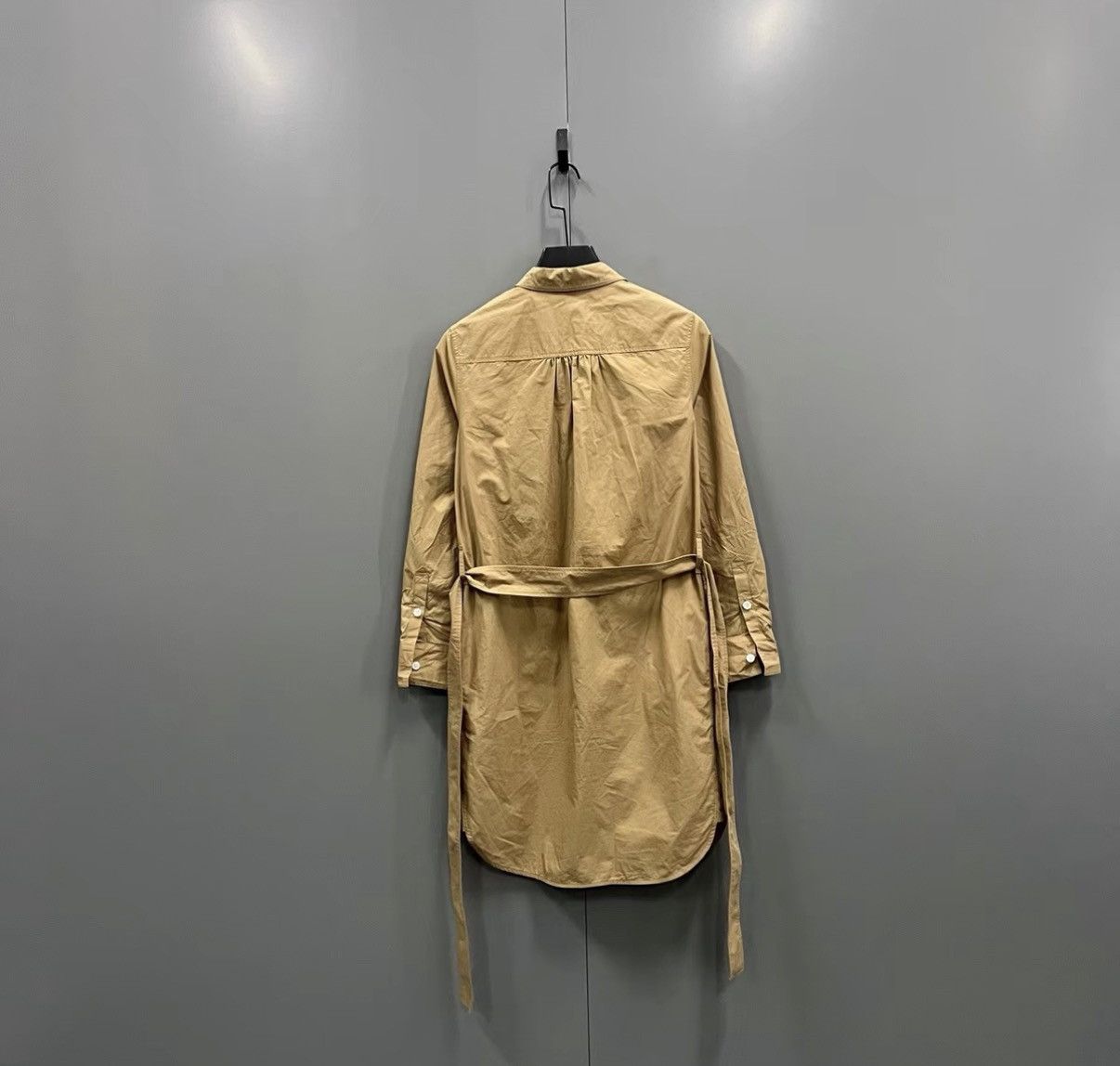 Burberry Burberry Khaki Shirt-style Dress J41 Size XS / US 0-2 / IT 36-38 - 2 Thumbnail