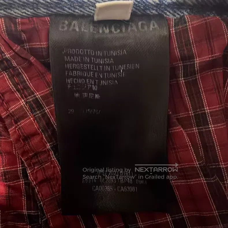 Balenciaga Balenciaga Distressed Straight Leg Jeans Size US 29 - 4 Thumbnail