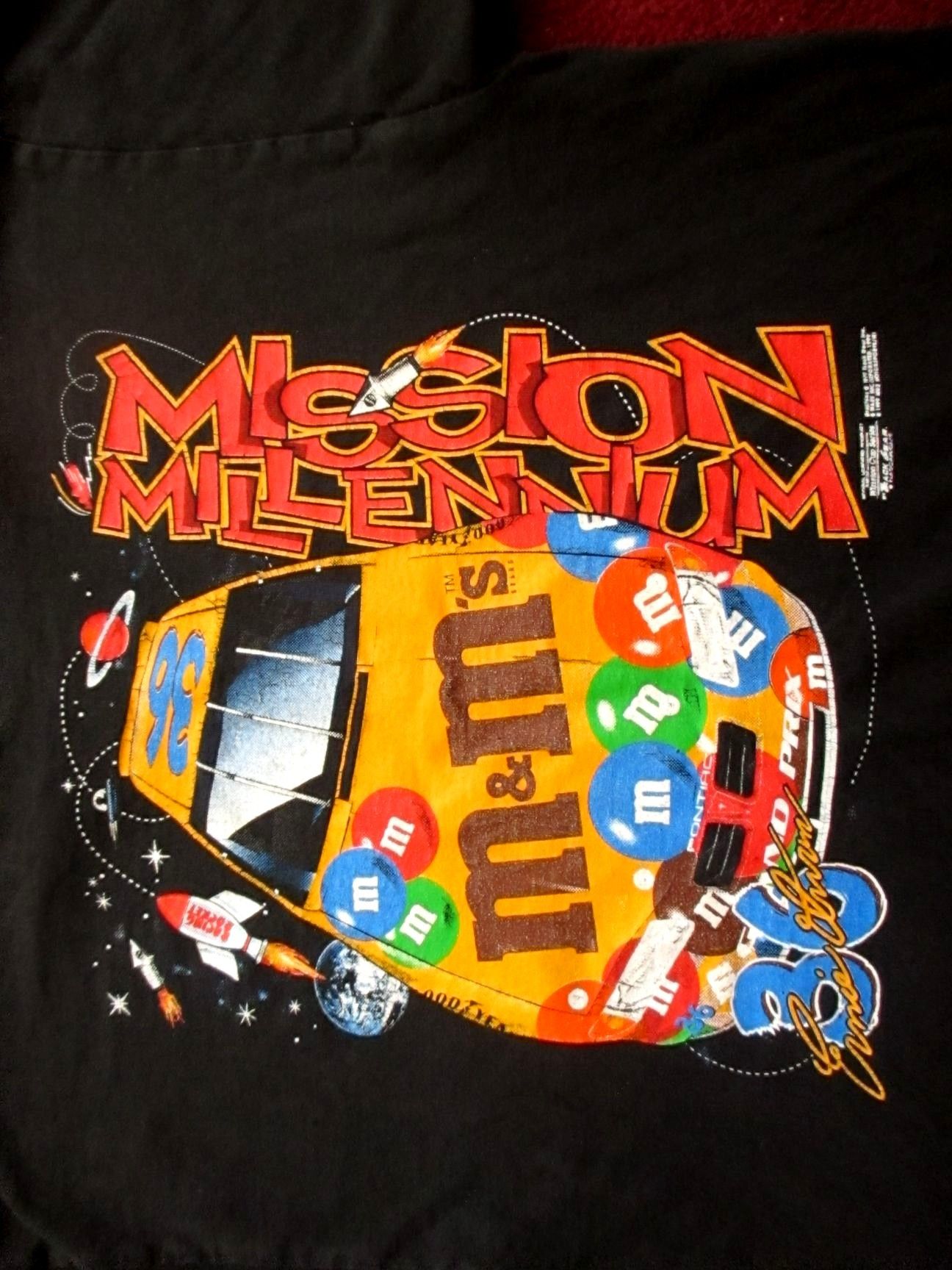 Vintage Vintage Women's T-shirt XS S 1990s Ernie Irvin #36 M&M's 199 Size XS / US 0-2 / IT 36-38 - 7 Thumbnail