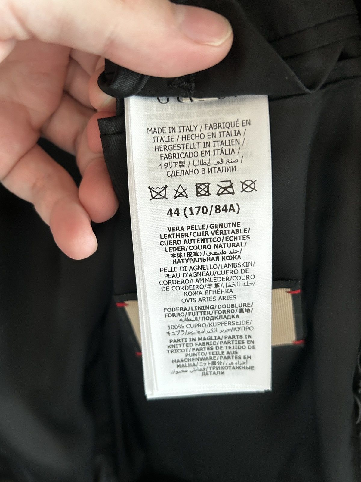 Gucci Gucci embossed leather jacket Size US S / EU 44-46 / 1 - 3 Thumbnail