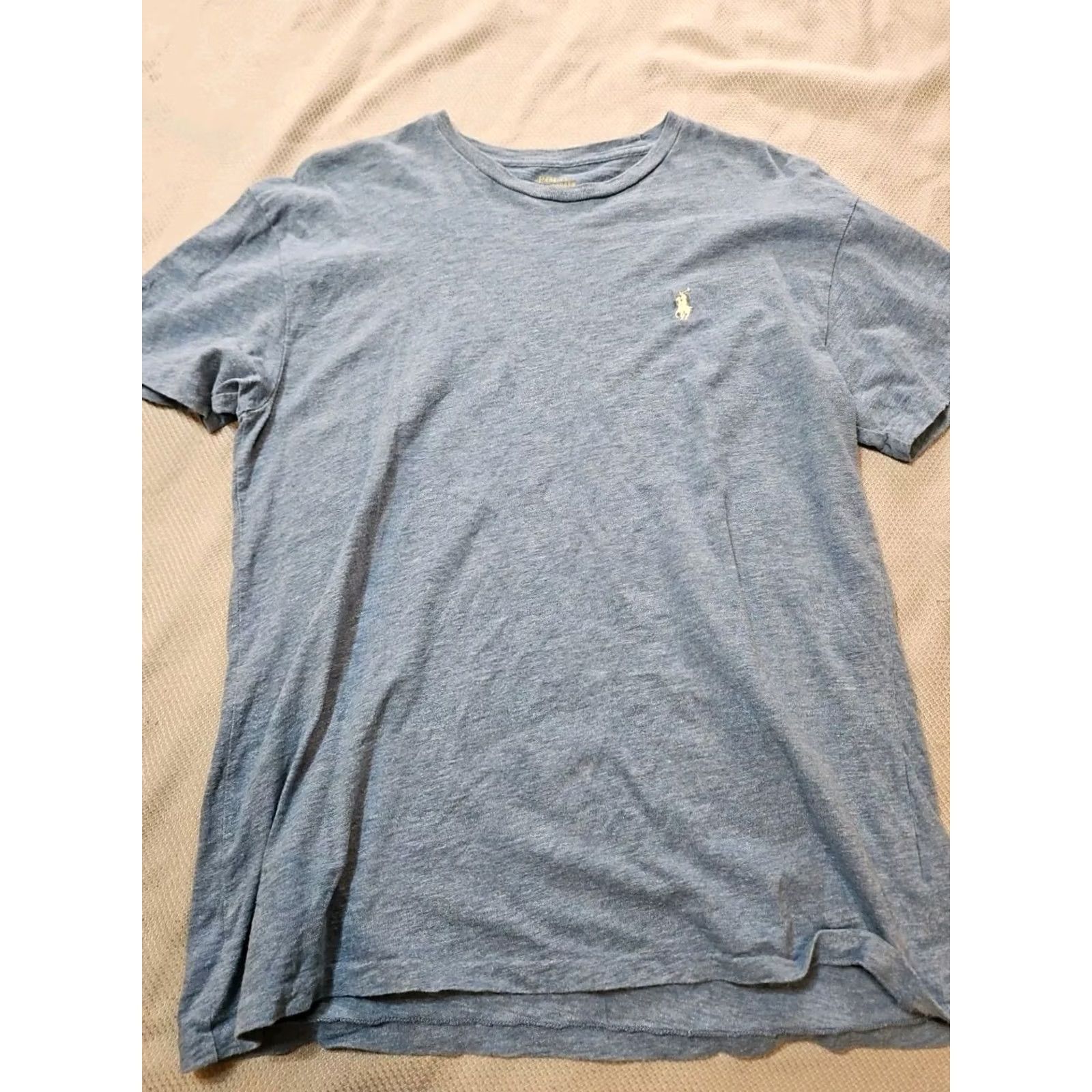 Polo Ralph Lauren Polo Ralph Lauren Shirt Mens S Blue Heather Crewneck Casual Cotton Knit Size US S / EU 44-46 / 1 - 4 Thumbnail