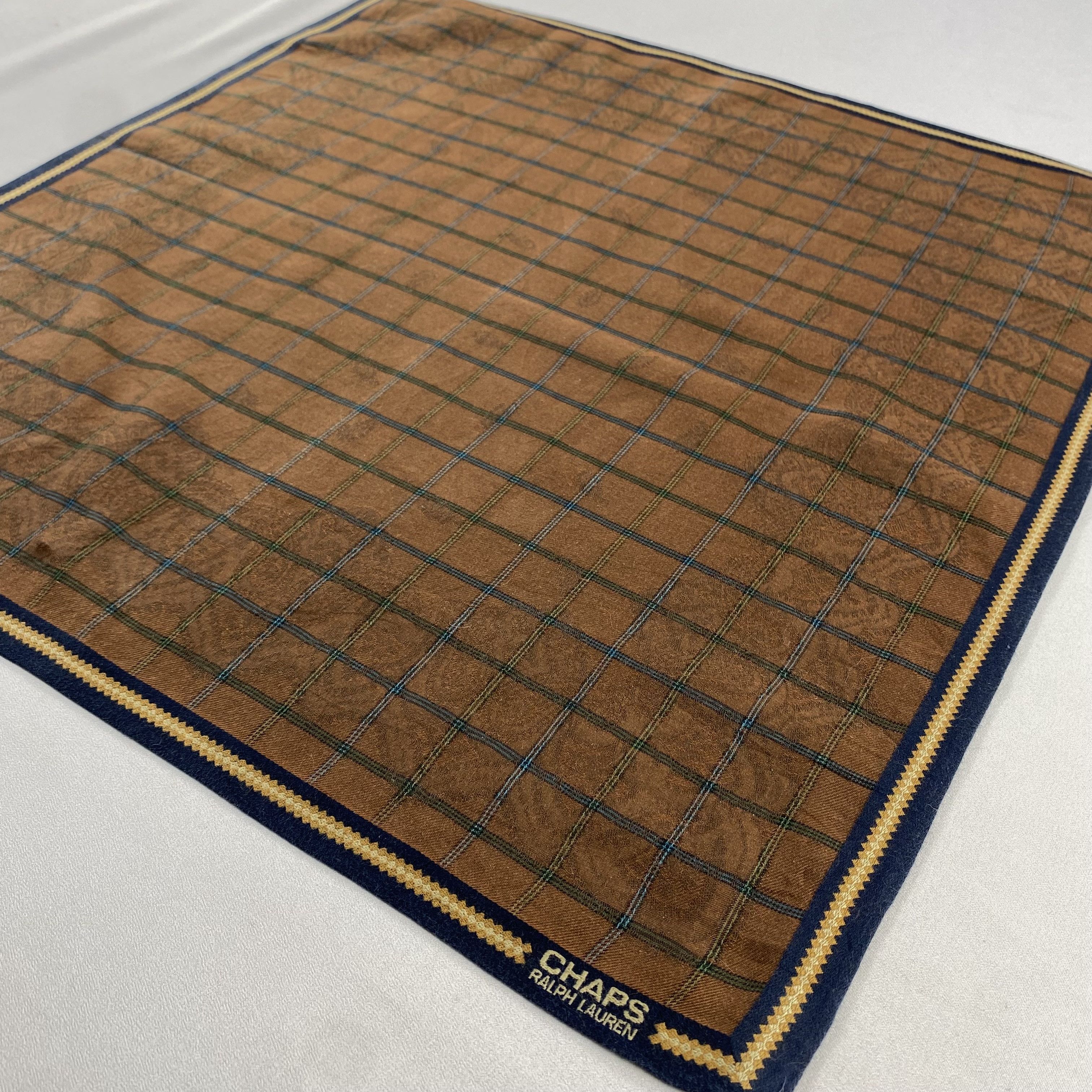 Chaps Ralph Lauren × Vintage Chaps Ralph Lauren Bandana/ Handkerchief / Neckerchief-P944 Size ONE SIZE - 2 Thumbnail
