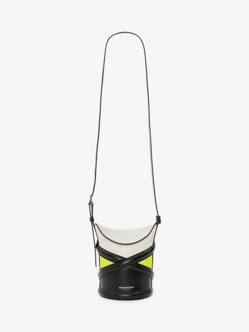 Alexander McQueen o1w1db10925 Size: OS/The Curve in Black/Yellow Size ONE SIZE - 5 Thumbnail