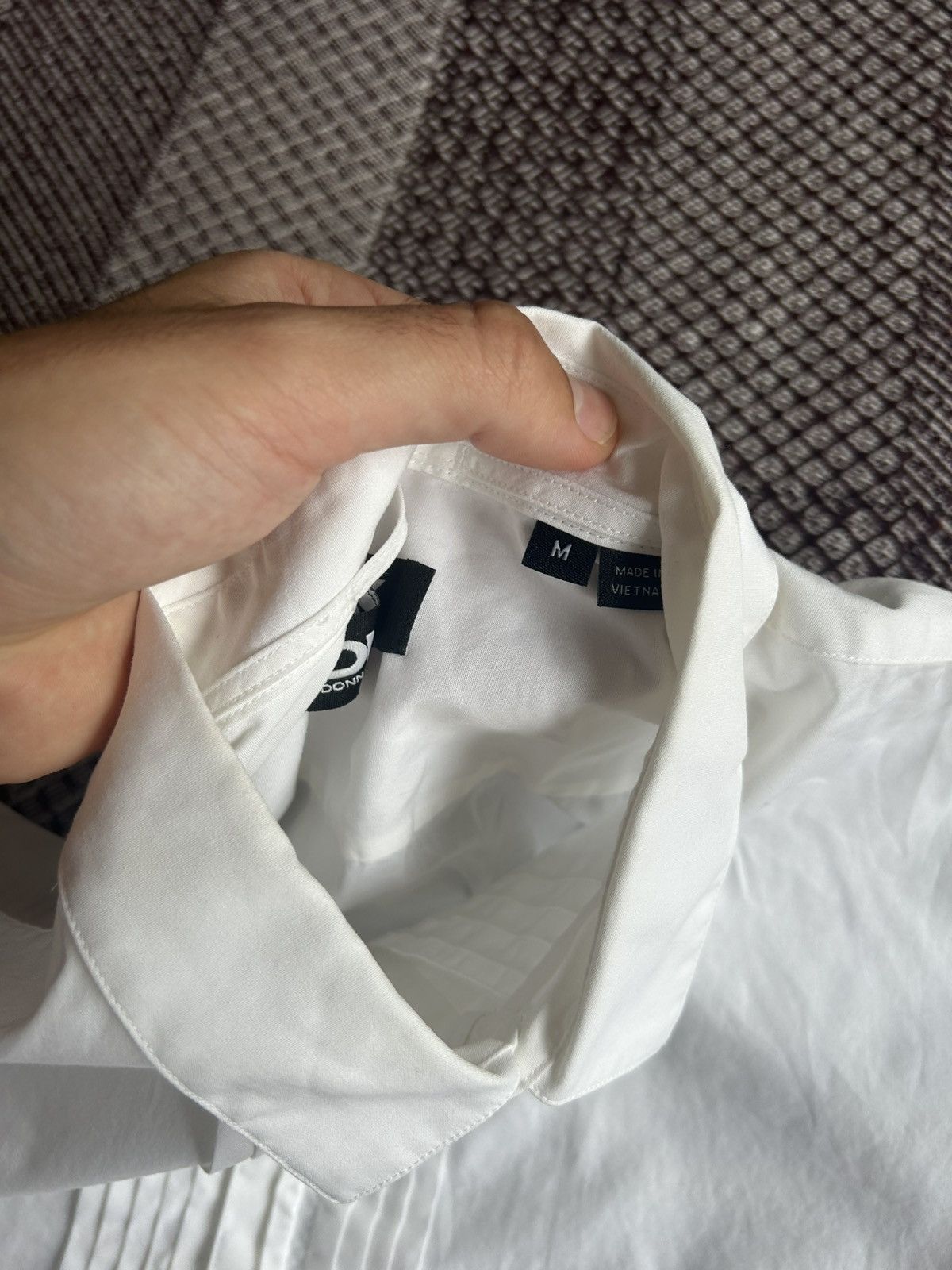 DKNY DKNY Classic White Shirt Solid Style Size Medium Size US M / EU 48-50 / 2 - 7 Thumbnail