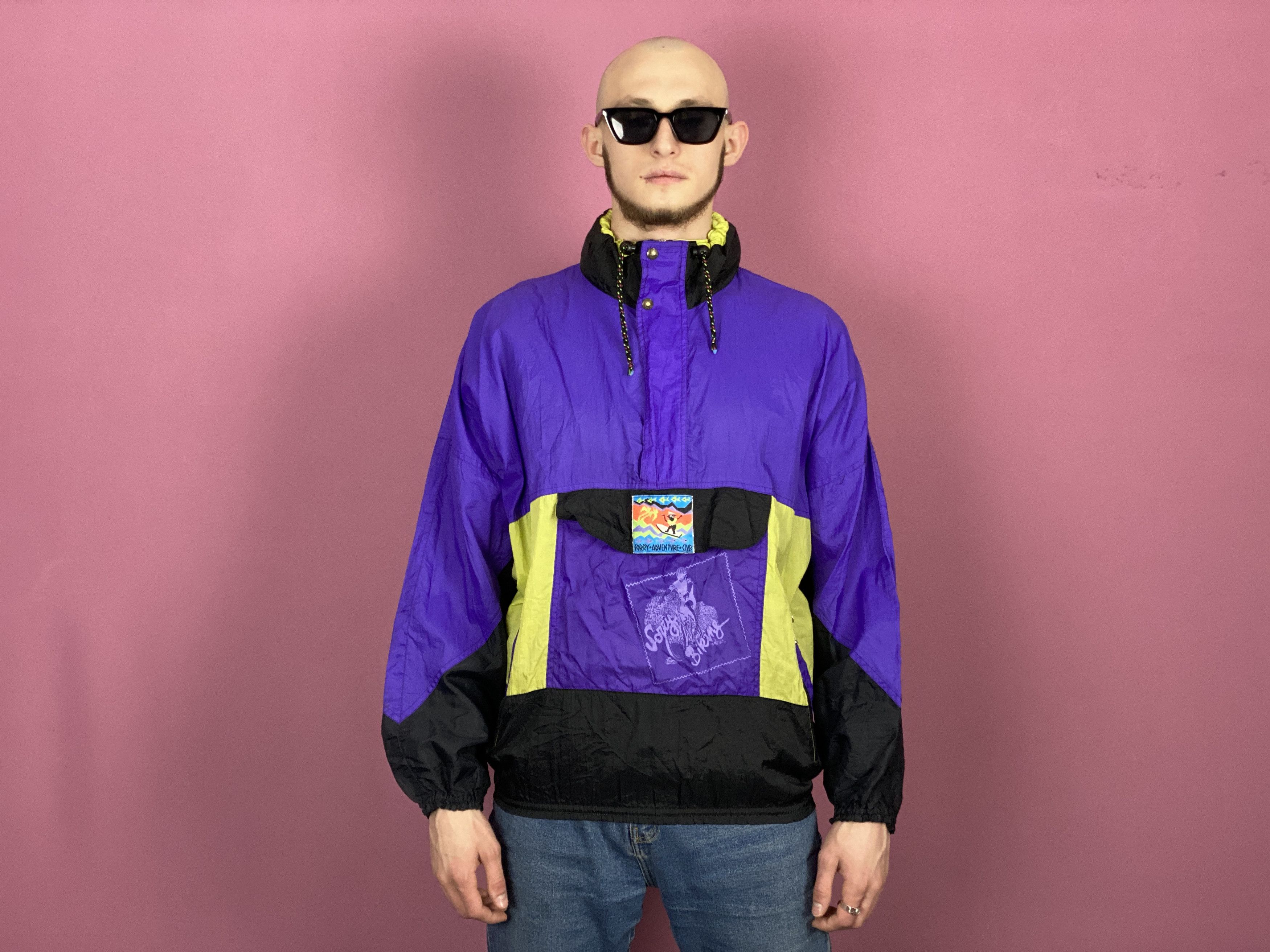 Vintage 90s Vintage Men's Windbreaker - Size L Rain Jacket Size US L / EU 52-54 / 3 - 4 Thumbnail