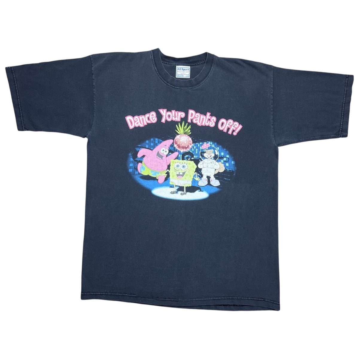 Nickelodeon Y2K Spongebob Square Pants Dance Your Pants Off Graphic Tee Size US L / EU 52-54 / 3 - 1 Thumbnail