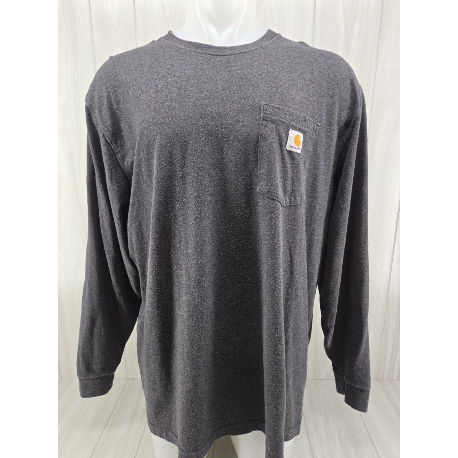 Carhartt CARHARTT Original Fit Gray Long Sleeve Pocket T Shirt Men’s XL Shirt Mens Size XL Gray Pocket Logo Industrial workwear Knit Jersey 2010s Size US XL / EU 56 / 4 - 2 Thumbnail