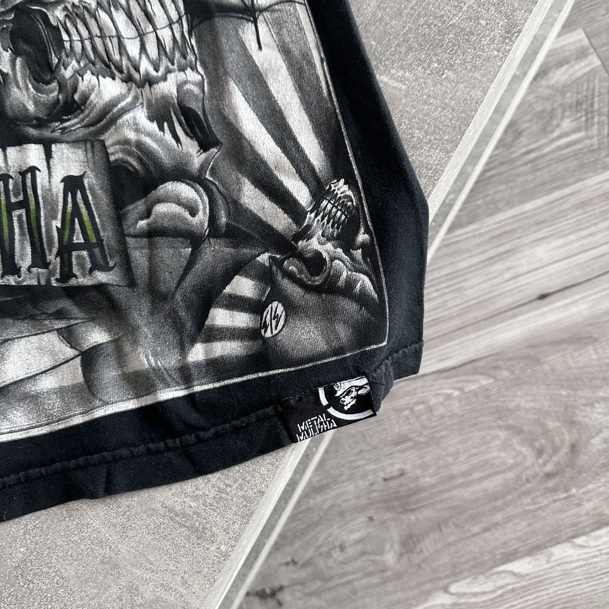 Vintage Vintage 90s Metal Mulisha skull printed tee soldier y2k og Size US S / EU 44-46 / 1 - 7 Thumbnail