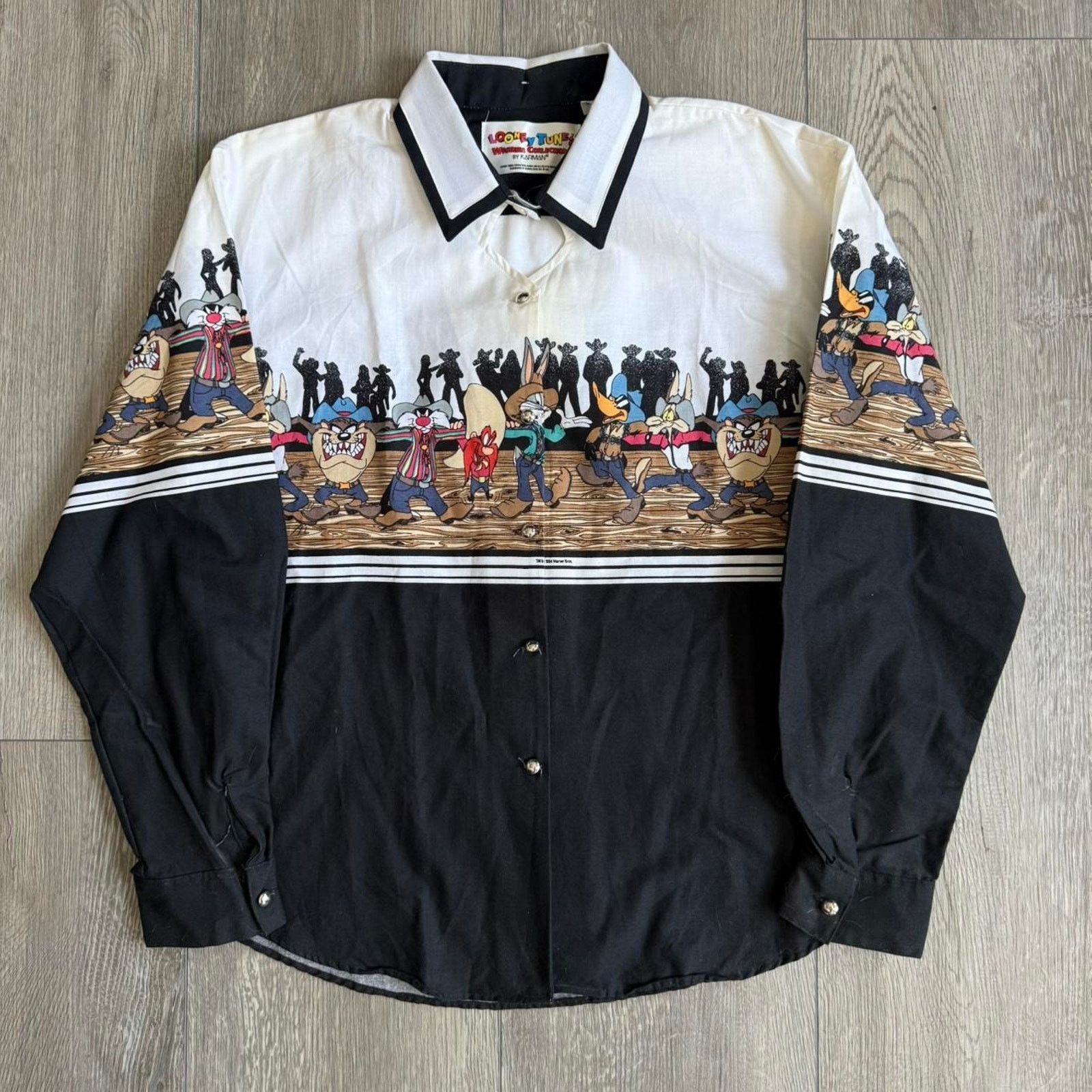 Other Vintage 1994 looney tunes western button down shirt Size M / US 6-8 / IT 42-44 - 1 Thumbnail