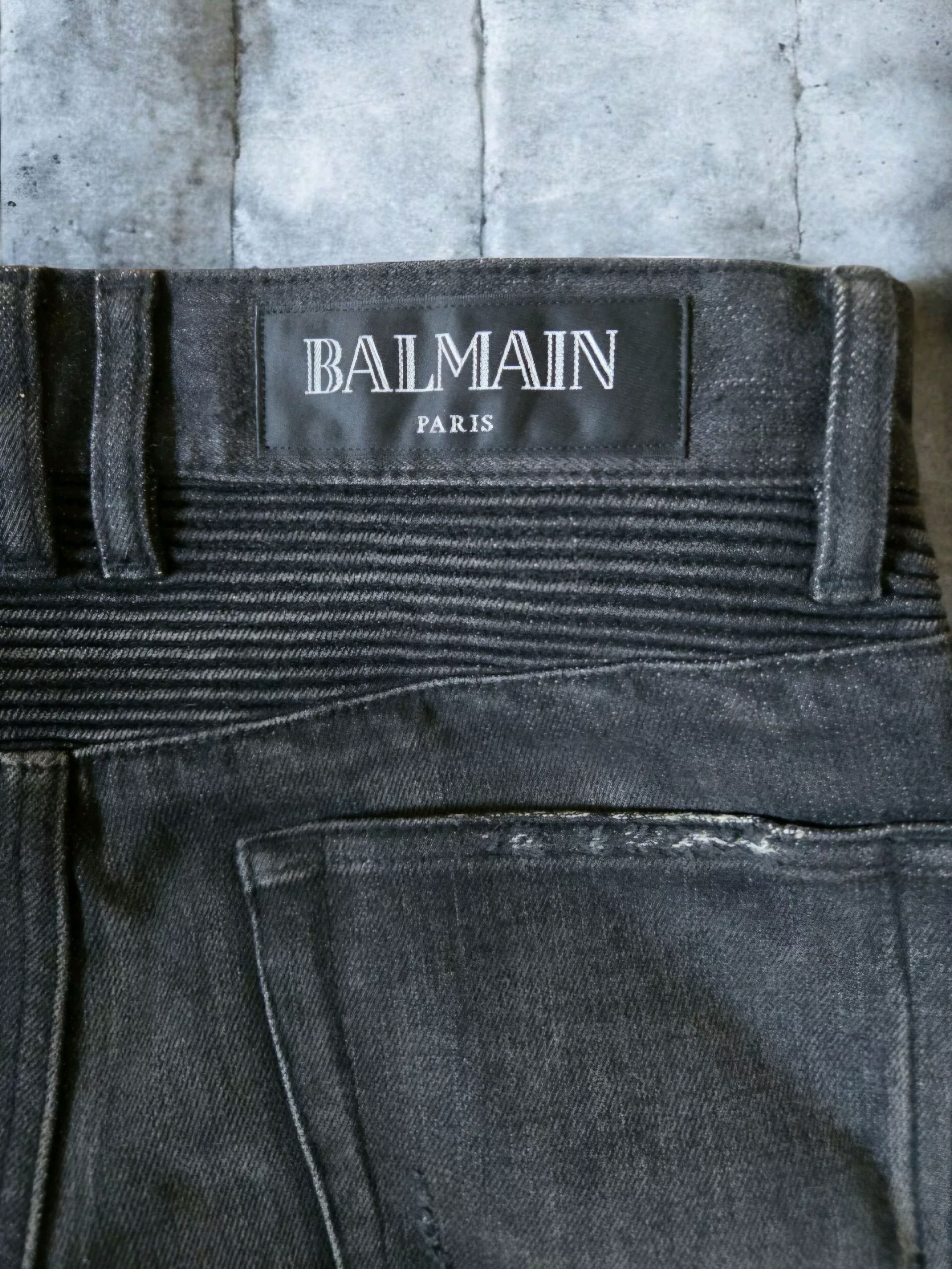 Balmain Balmain Distressed Biker Jeans Size US 28 / EU 44 - 3 Thumbnail