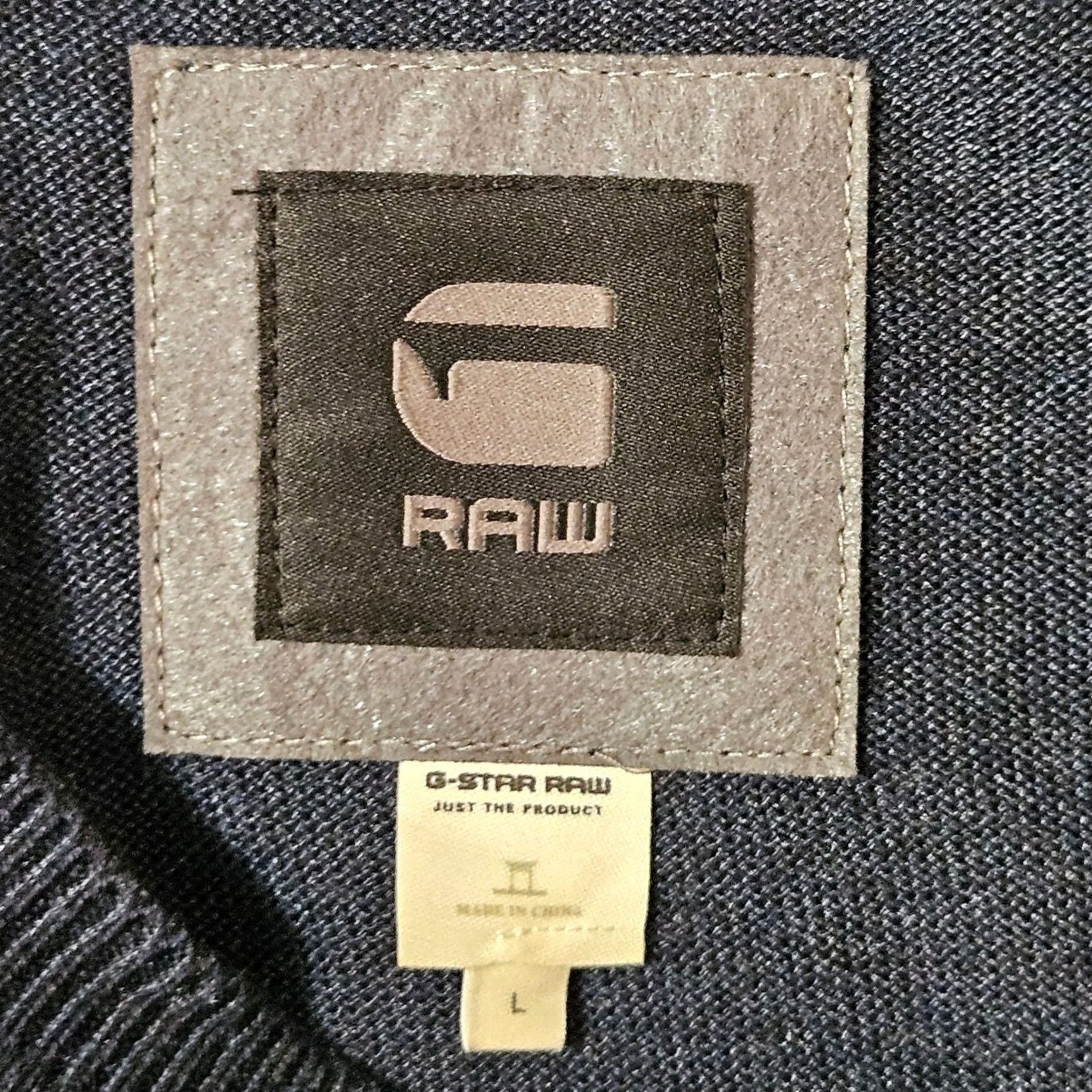G-Star G-Star Men Jumper Sweater Berlow V Knit Navy Blue Mens Size Large Size US L / EU 52-54 / 3 - 4 Thumbnail