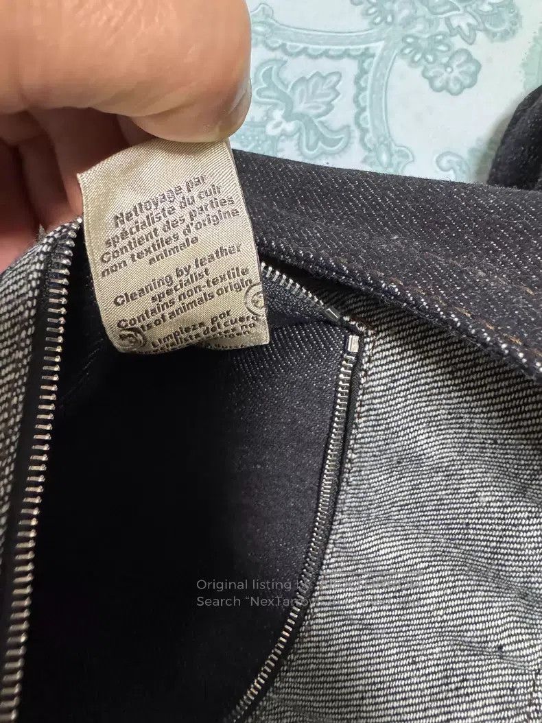 Hermes Hermes Embroidered Denim Jacket, Flying Horse Embroidery, Size US S / EU 44-46 / 1 - 9 Thumbnail