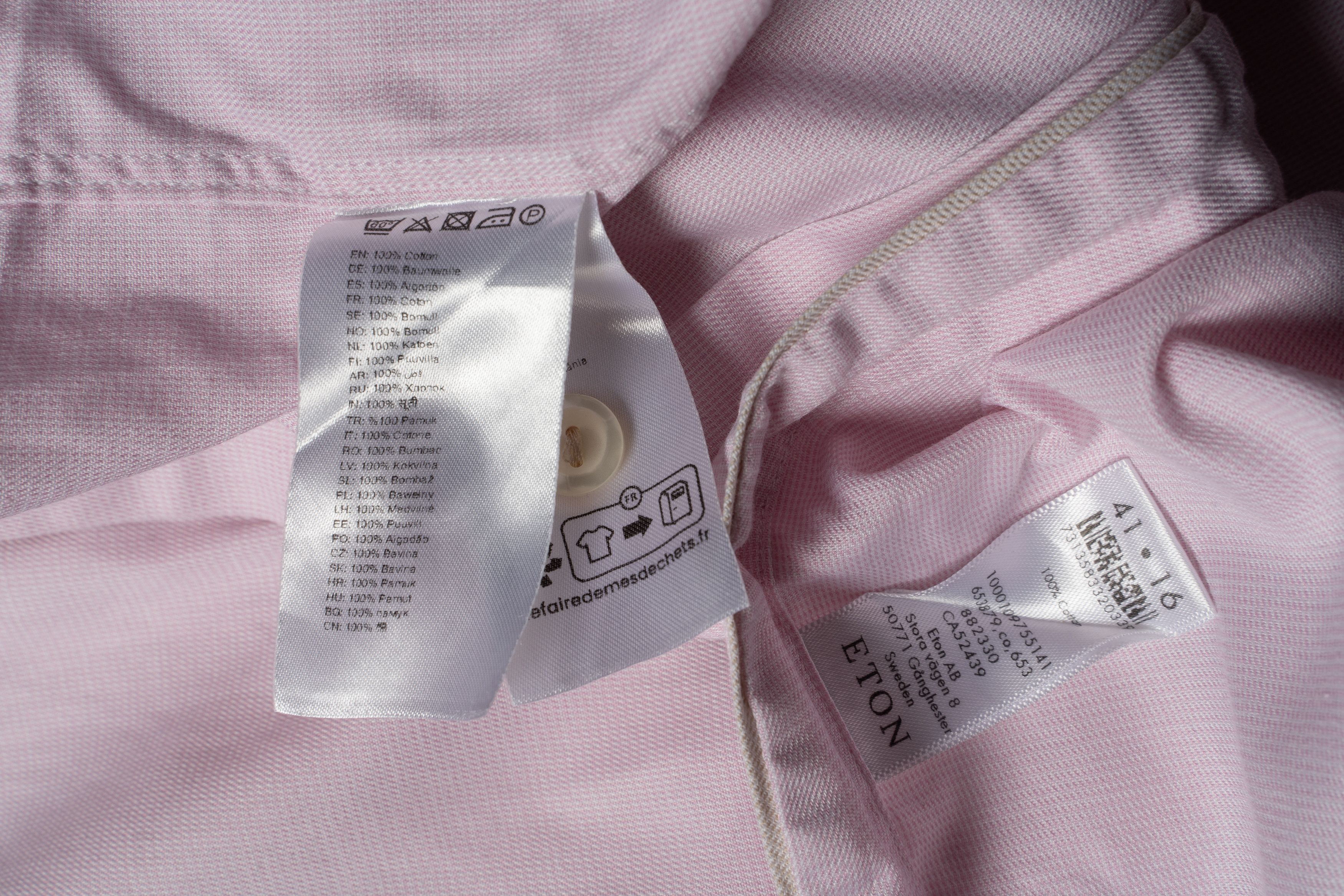 Eton 🔵ETON Contemporary Pink Cotton Button Up Shirt Size US L / EU 52-54 / 3 - 7 Thumbnail