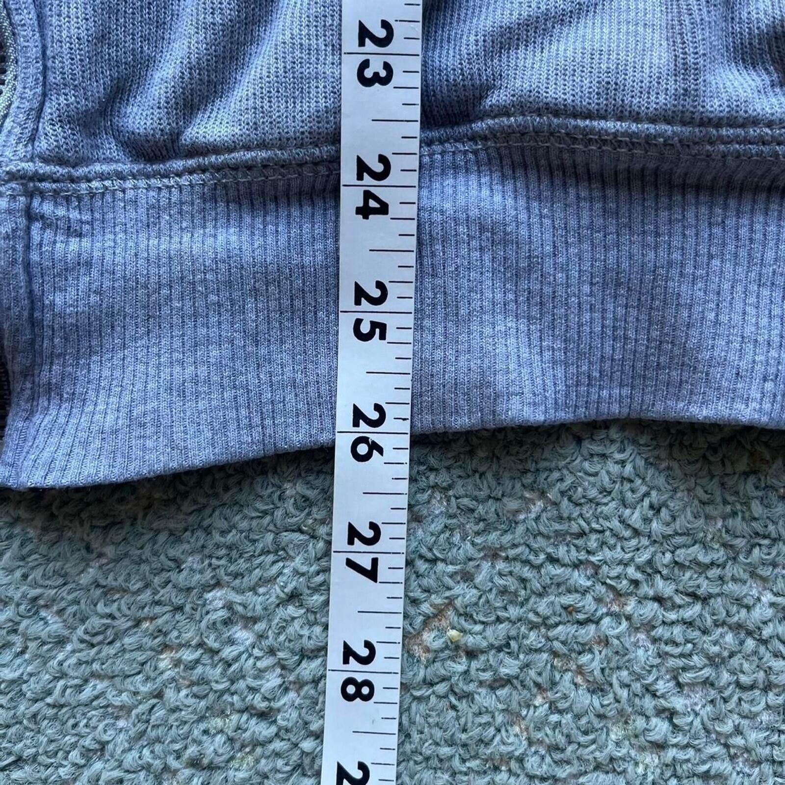 Unknown London Gray Full Zip Long Sleeve Sweatshirt Jacket Size US M / EU 48-50 / 2 - 7 Thumbnail