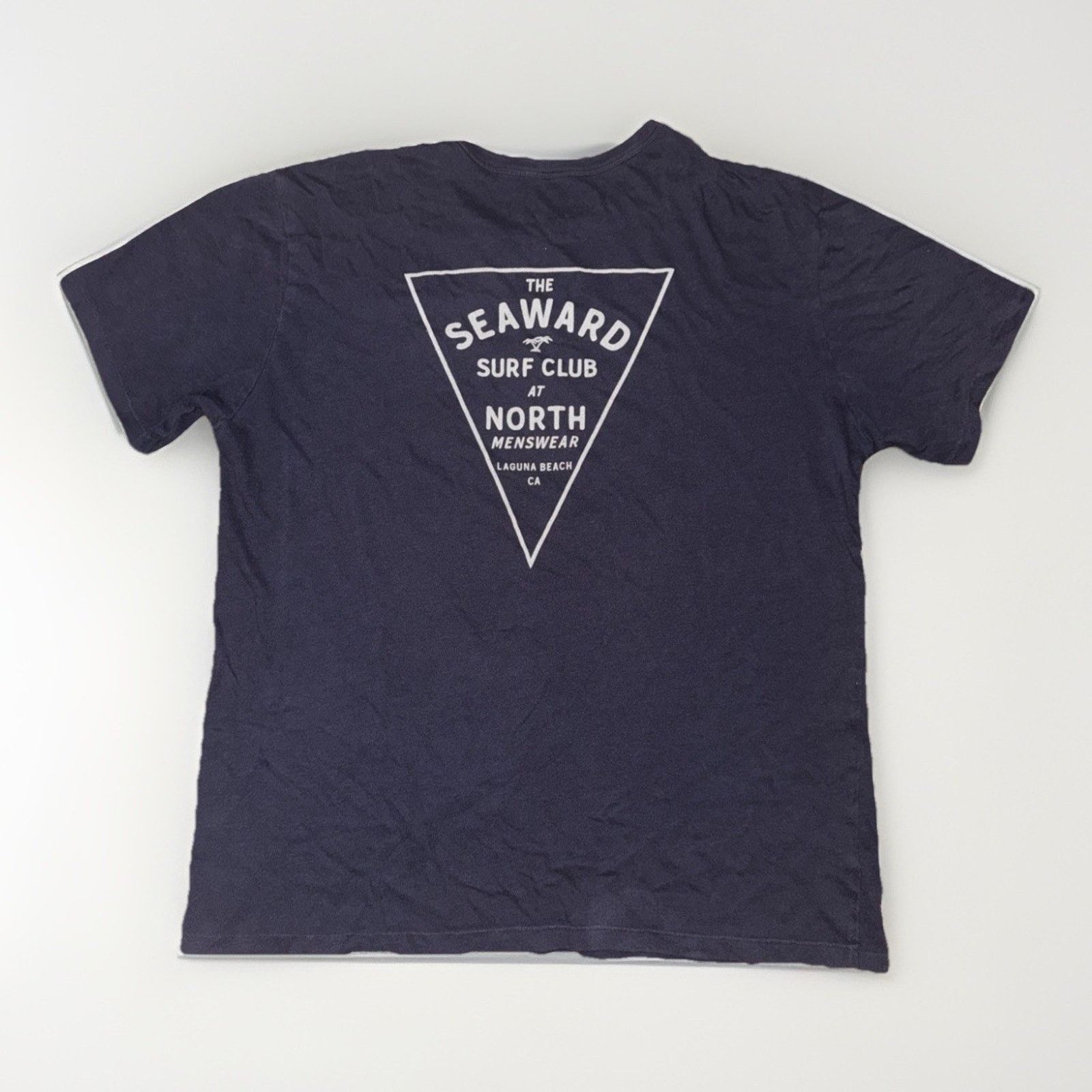 Vintage The Seaward Surf Club T-Shirt Navy XL 22x26 French Terry Size US XL / EU 56 / 4 - 5 Thumbnail