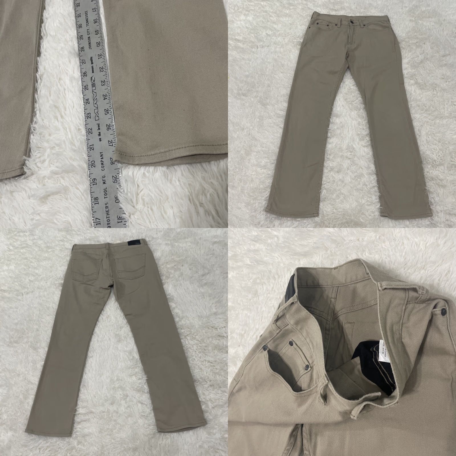 Denime VINTAGE Bullhead Jeans Men 32x30 Dillon Tan Wash Denim Classic Skate Retro Street 32x30 Mens Jeans Beige Tan Retro Bullhead Denim Jeans Regular 32x30 Size US 32 / EU 48 - 8 Thumbnail
