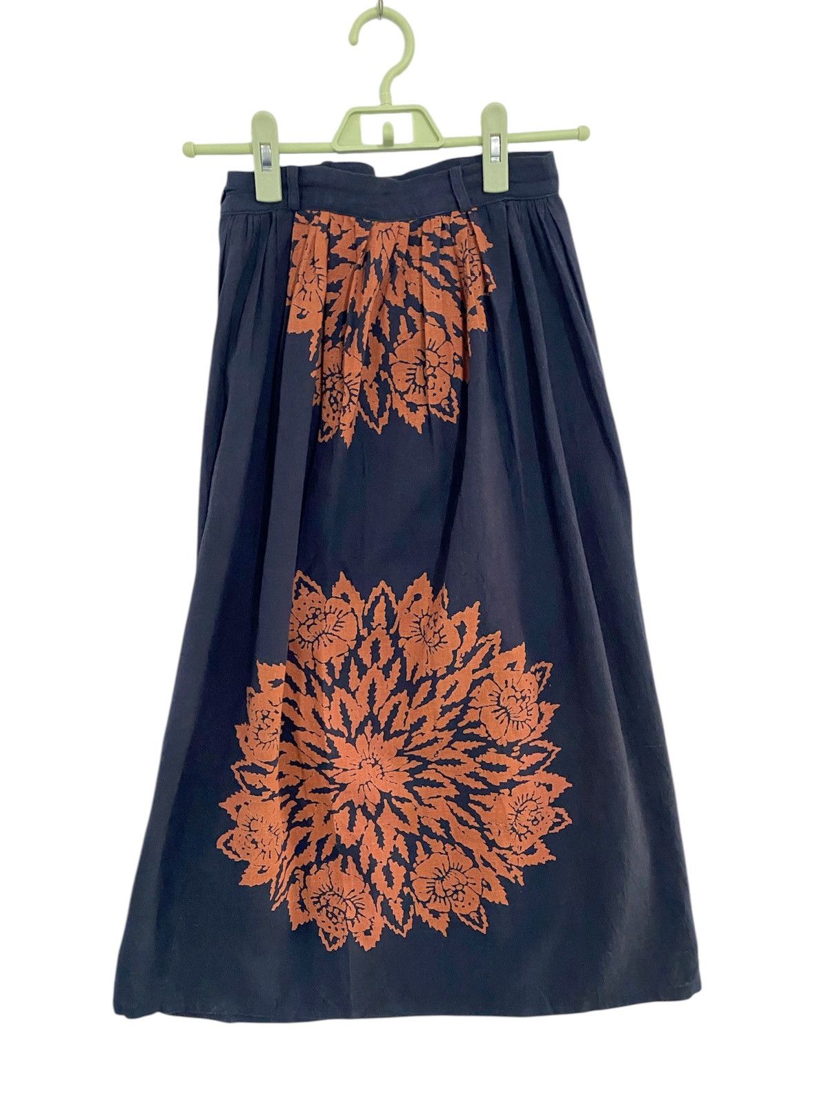 Vintage × Y's × Yohji Yamamoto Vintage Wise Y's Yohji Yamamoto Flower Print Skirt Size 24" / US 00 / IT 34 - 1 Thumbnail