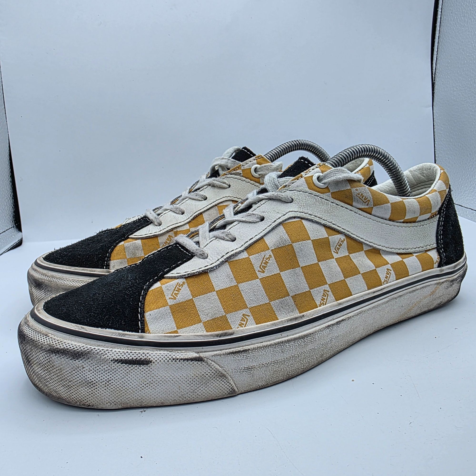 Vans Vans Bold Ni Mens Size 10.5 Checkerboard Black Mango Mojito Size US 10.5 / EU 43-44 - 4 Thumbnail