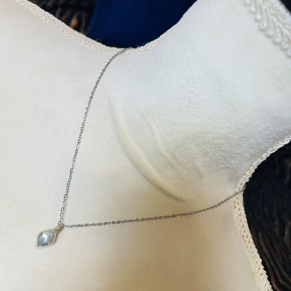 Handmade Handcrafted vintage Fossil pendant on chain necklace Size ONE SIZE - 1 Thumbnail