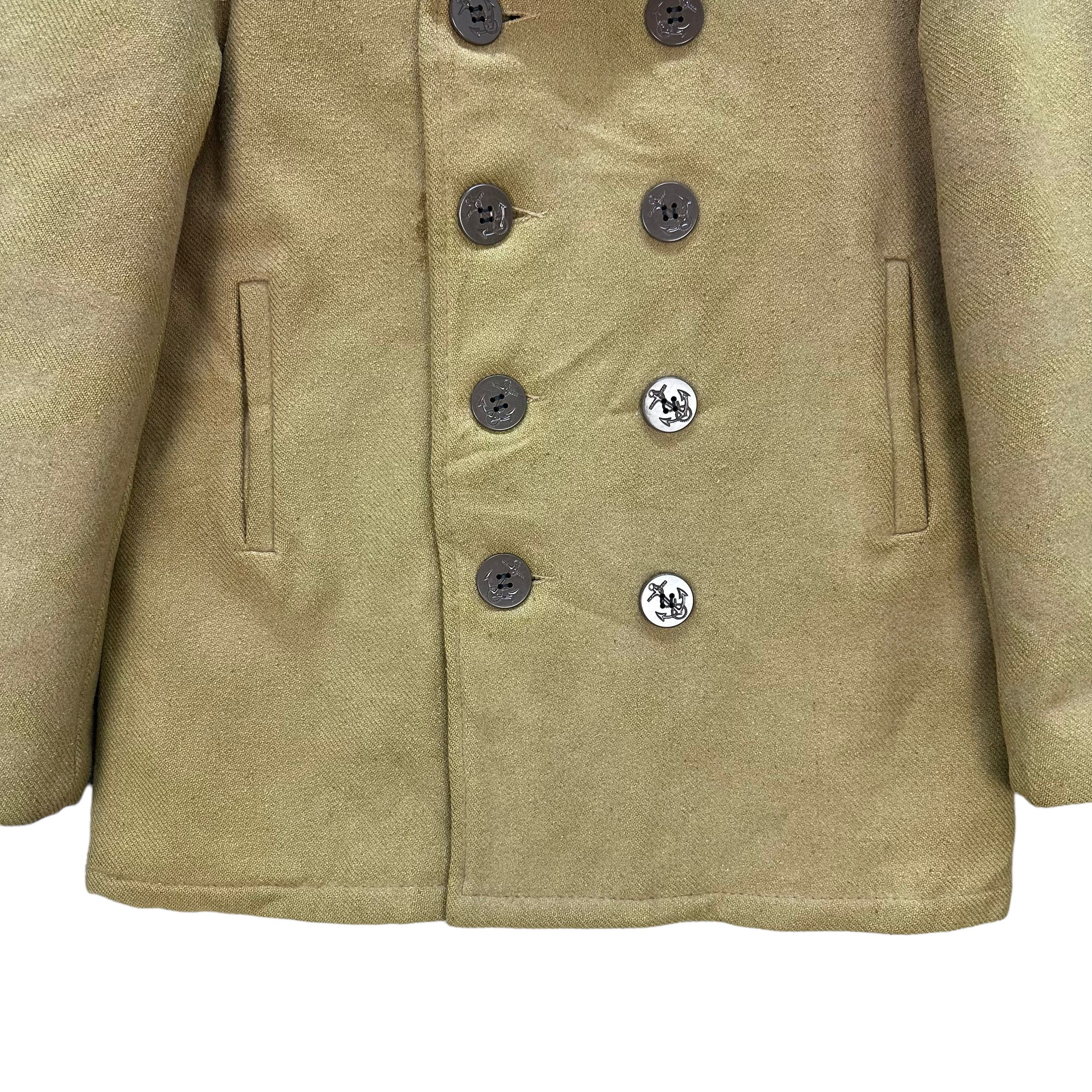 US 740N PEA JACKET SCHOTT NYC WOOL COAT JACKET #8548-014