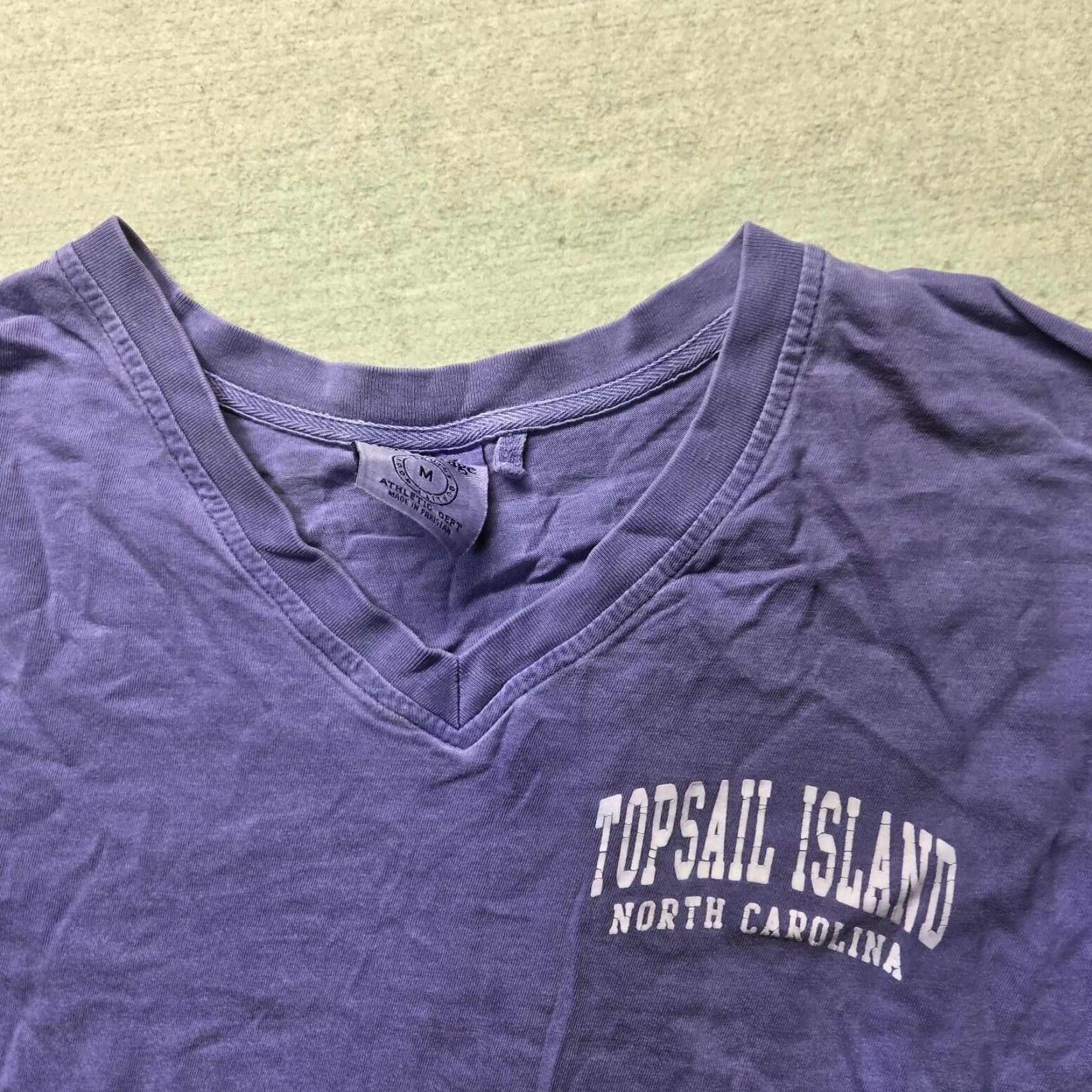 Vintage Vintage Topsail Island North Carolina NC Purple Blue Long Sleeve T-Shirt Adult Women Medium Size M / US 6-8 / IT 42-44 - 3 Thumbnail